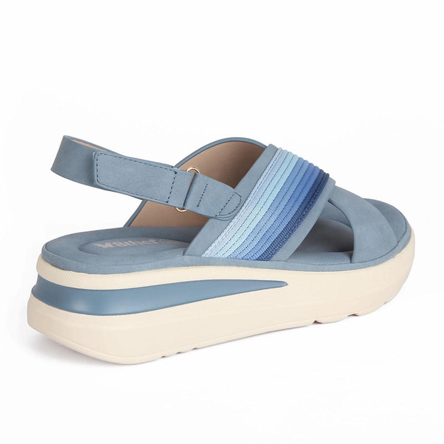 SANDALIA MUJER STHEF CASUAL AZUL 7792 - 3