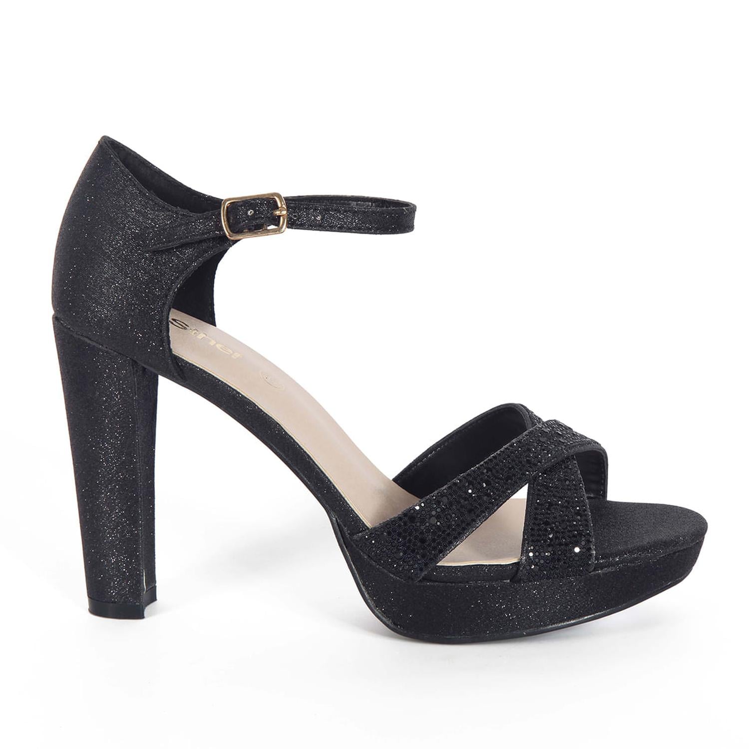 SANDALIAS DE VESTIR MUJER 7500 NEGRO-STHEF - 2