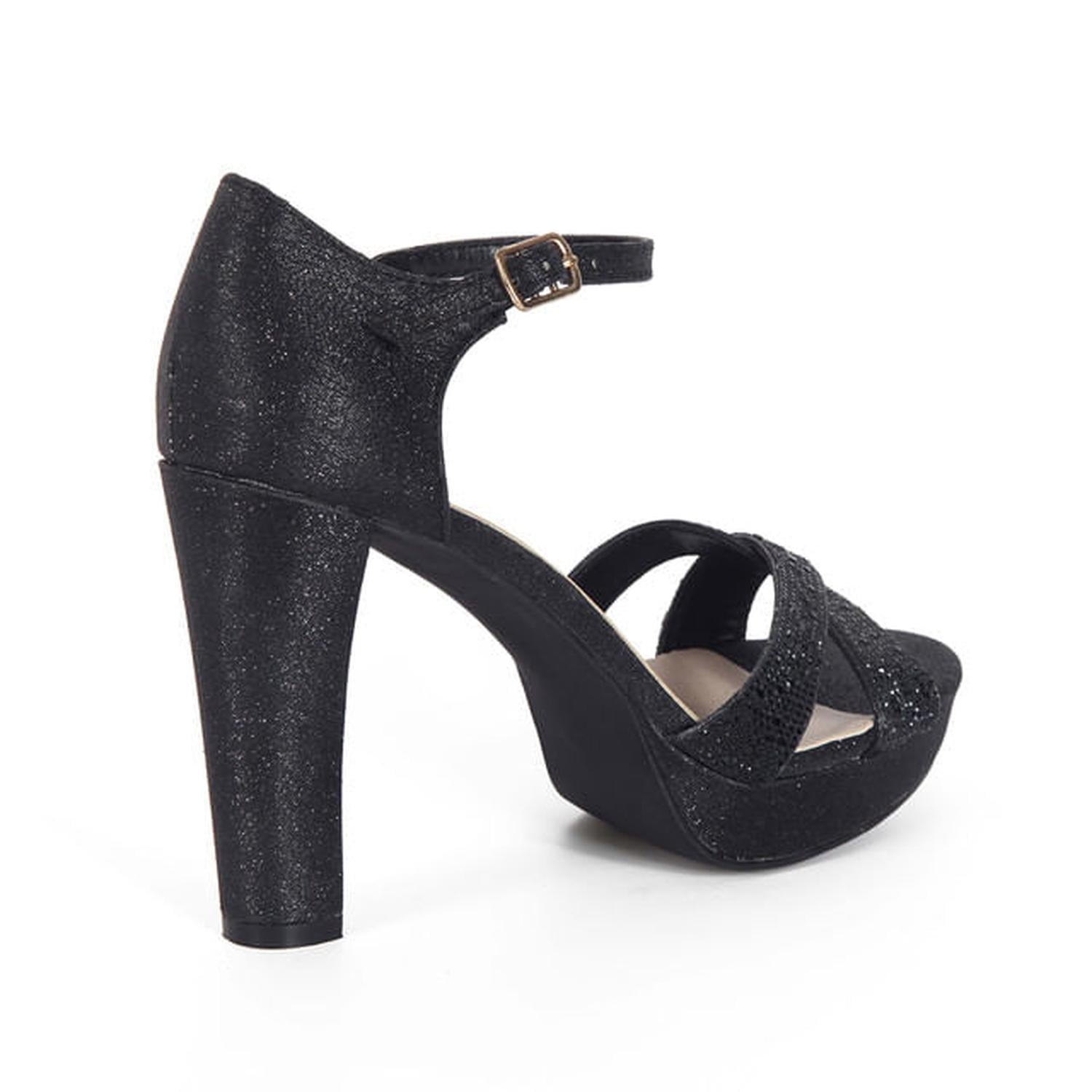 SANDALIAS DE VESTIR MUJER 7500 NEGRO-STHEF - 3