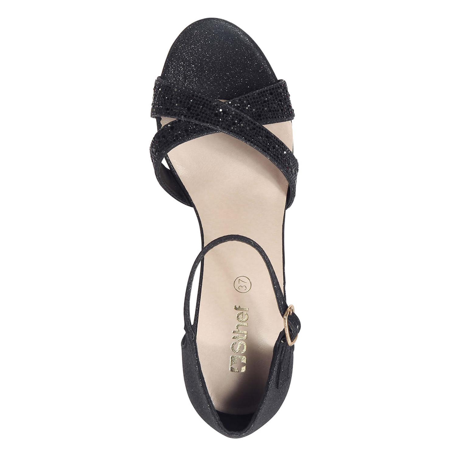 SANDALIAS DE VESTIR MUJER 7500 NEGRO-STHEF - 4