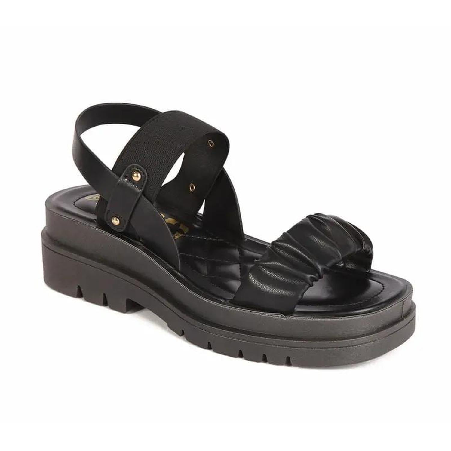 SANDALIA MUJER STHEF CASUAL NEGRO 7828 - 1