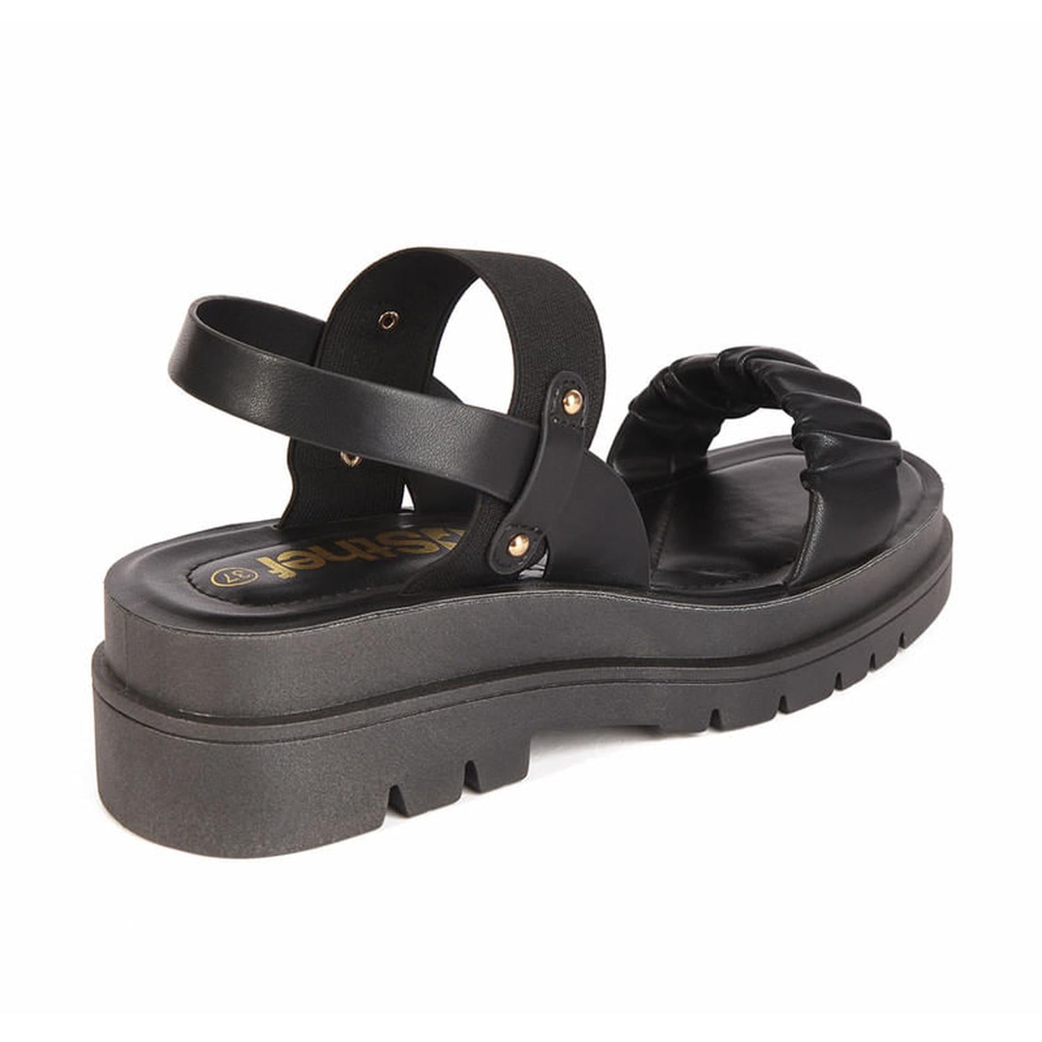 SANDALIA MUJER STHEF CASUAL NEGRO 7828 - 3