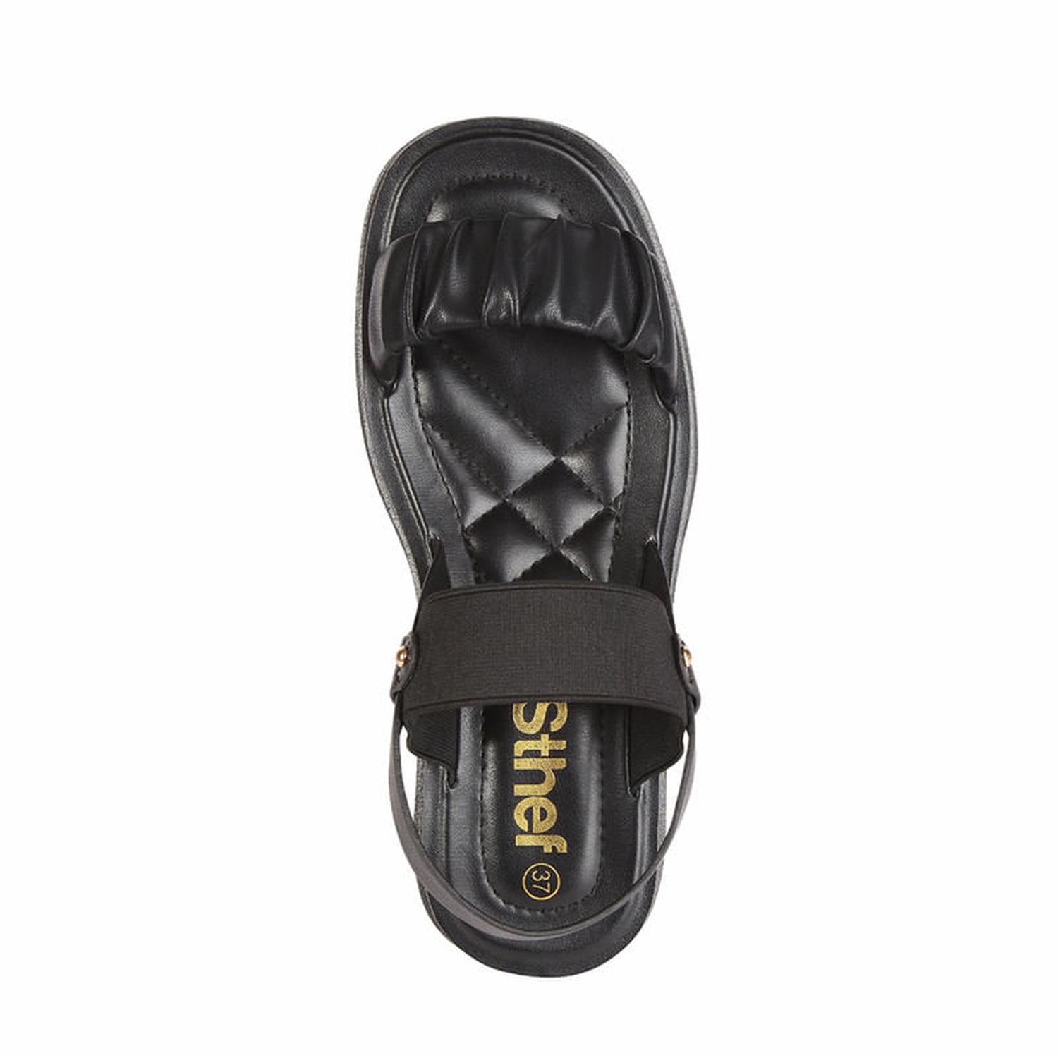 SANDALIA MUJER STHEF CASUAL NEGRO 7828 - 4