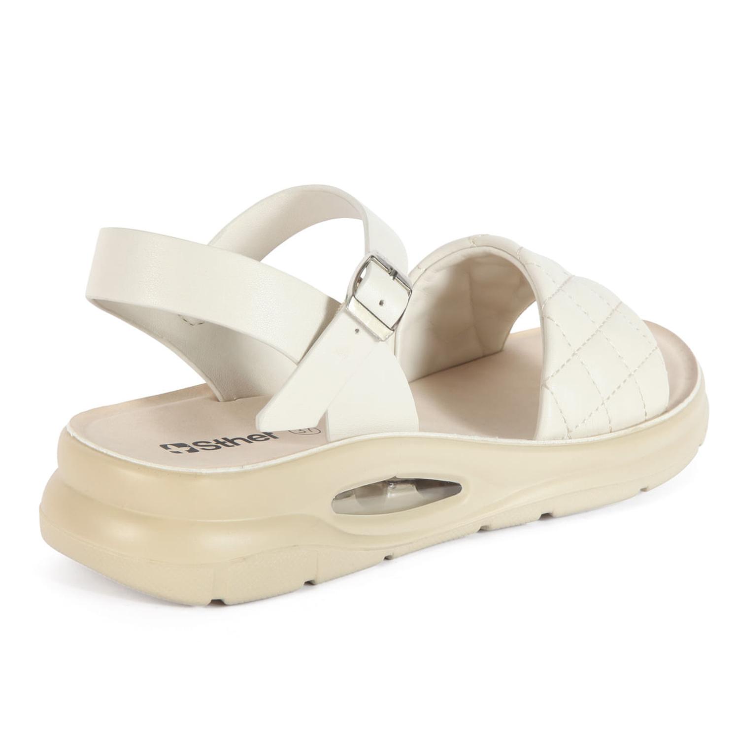 SANDALIAS STHEF 7515 OFF WHITE 40-STHEF - 3