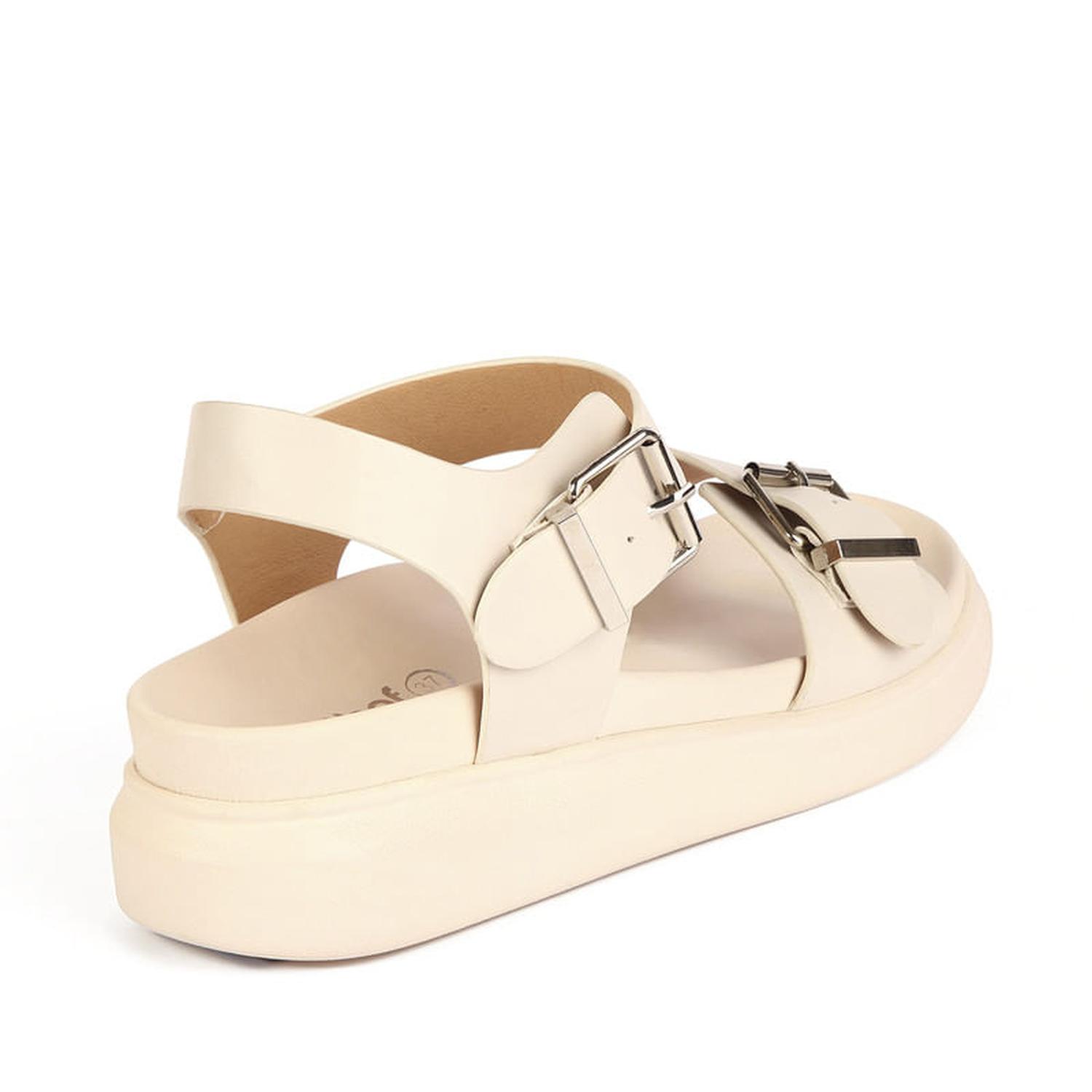 SANDALIA MUJER STHEF CASUAL OFF WHITE 7742 - 3