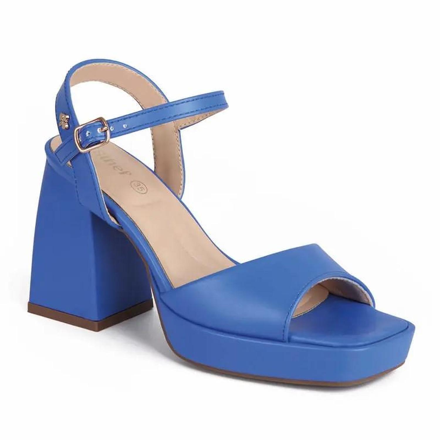 SANDALIA MUJER STHEF CASUAL AZUL 7802 - 1