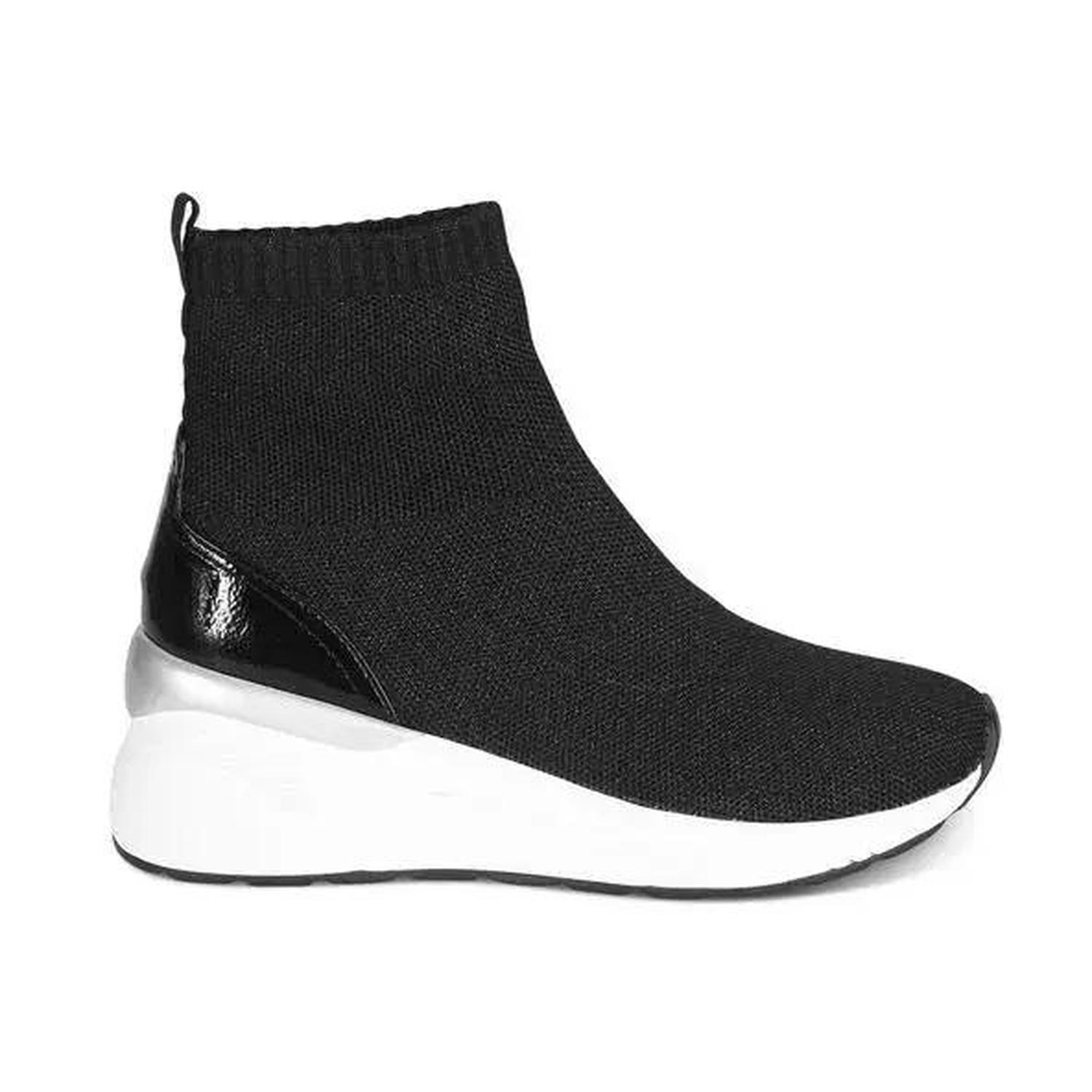 ZAPATILLA MUJER STHEF TRENDY NEGRO CON BLANCO 7602 - 1