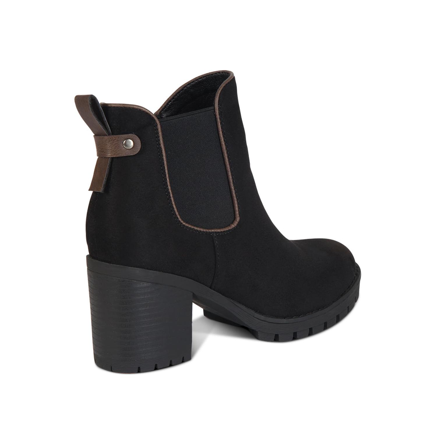 BOTIN CASUAL CON TACO MUJER 7633 NEGRO-STHEF - 3