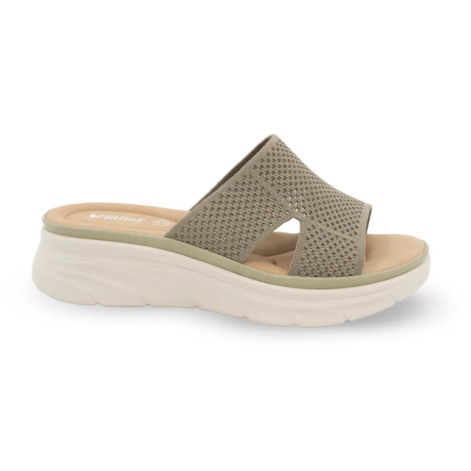 SANDALIA MUJER STHEF CASUAL OLIVO 8149 VERDE 1136152 - 2