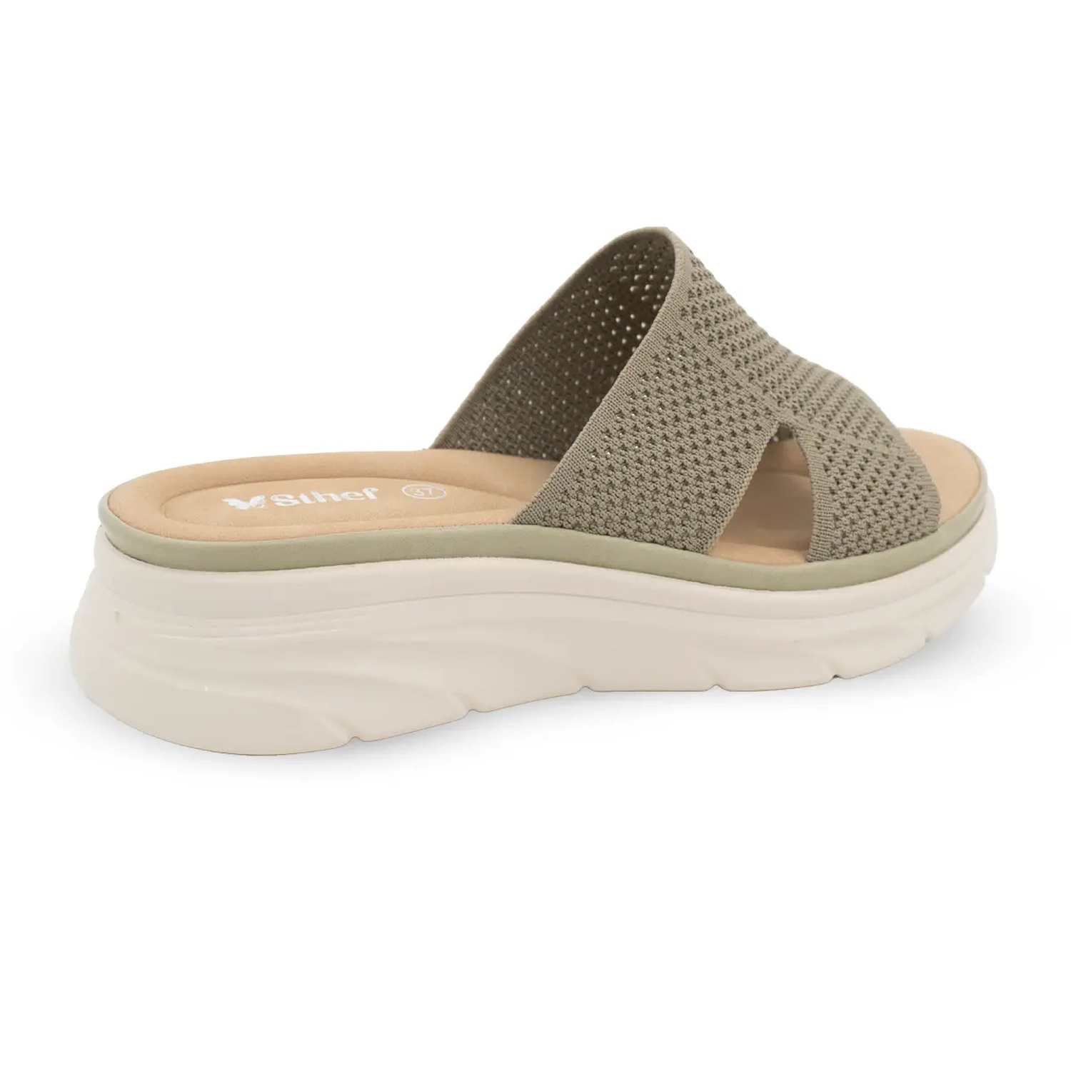 SANDALIA MUJER STHEF CASUAL OLIVO 8149 VERDE 1136152 - 3
