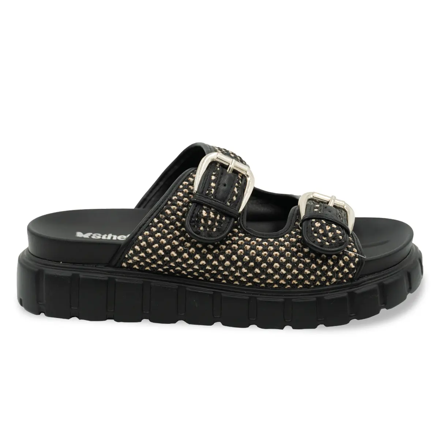 SANDALIA MUJER STHEF CASUAL NEGRO 8155 NEGRO 1136457 - 2