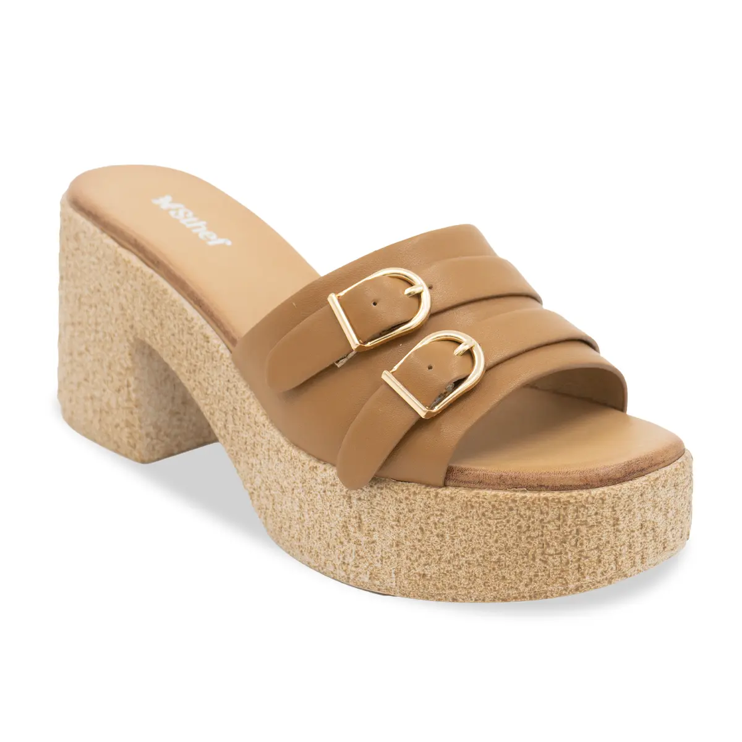 SANDALIA MUJER STHEF CASUAL CAMEL 8154 MARRÓN 1136447 - 1