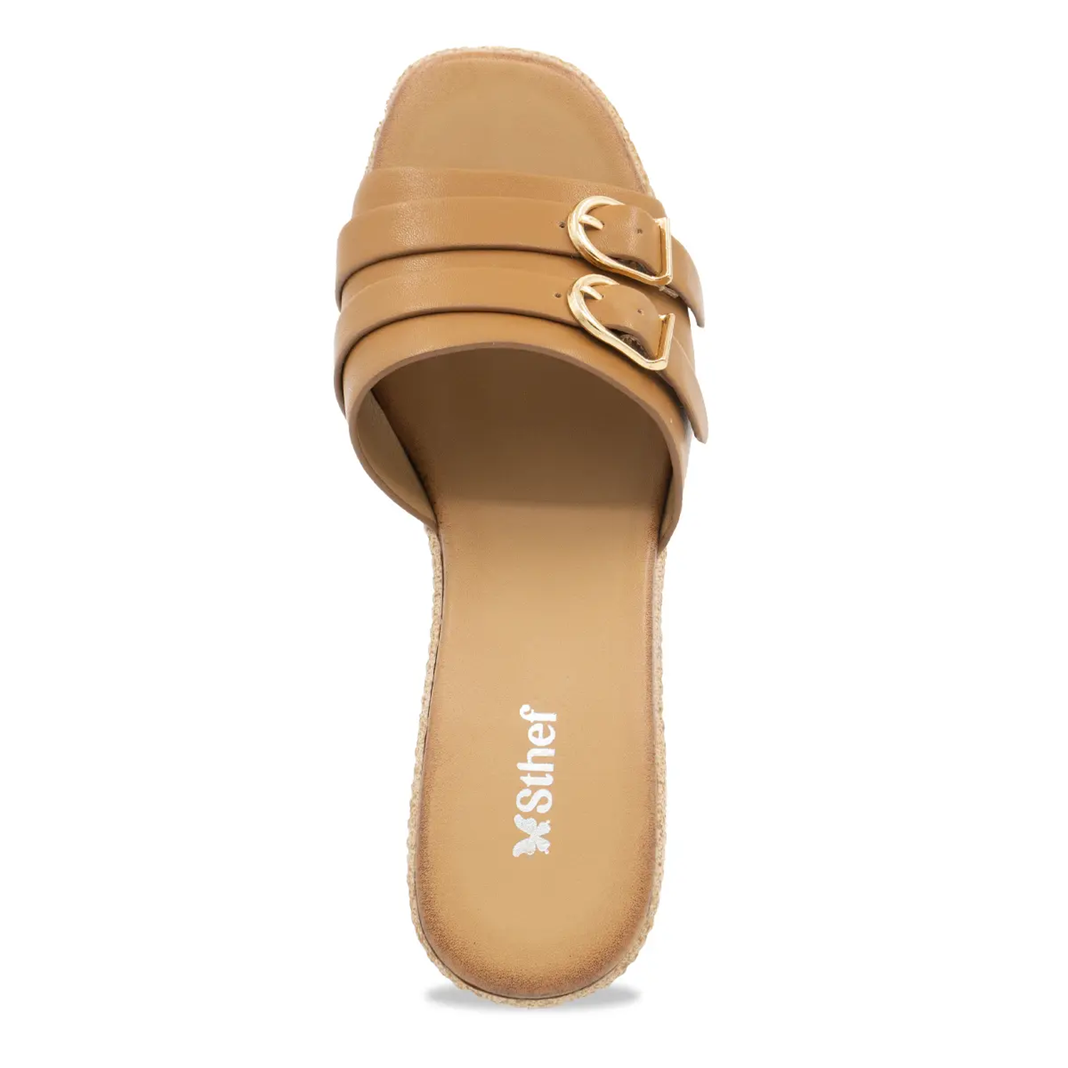 SANDALIA MUJER STHEF CASUAL CAMEL 8154 MARRÓN 1136447 - 4