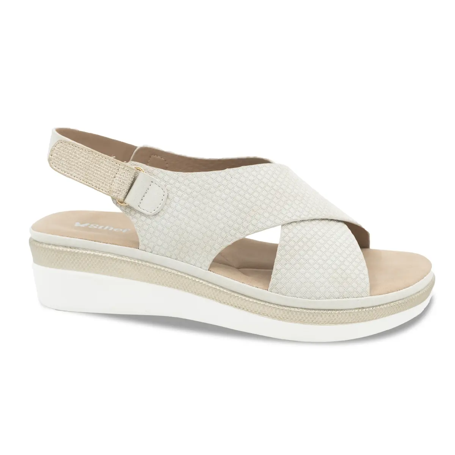 SANDALIA MUJER STHEF CASUAL OFF WHITE 8180 BLANCO 1137460 - 2