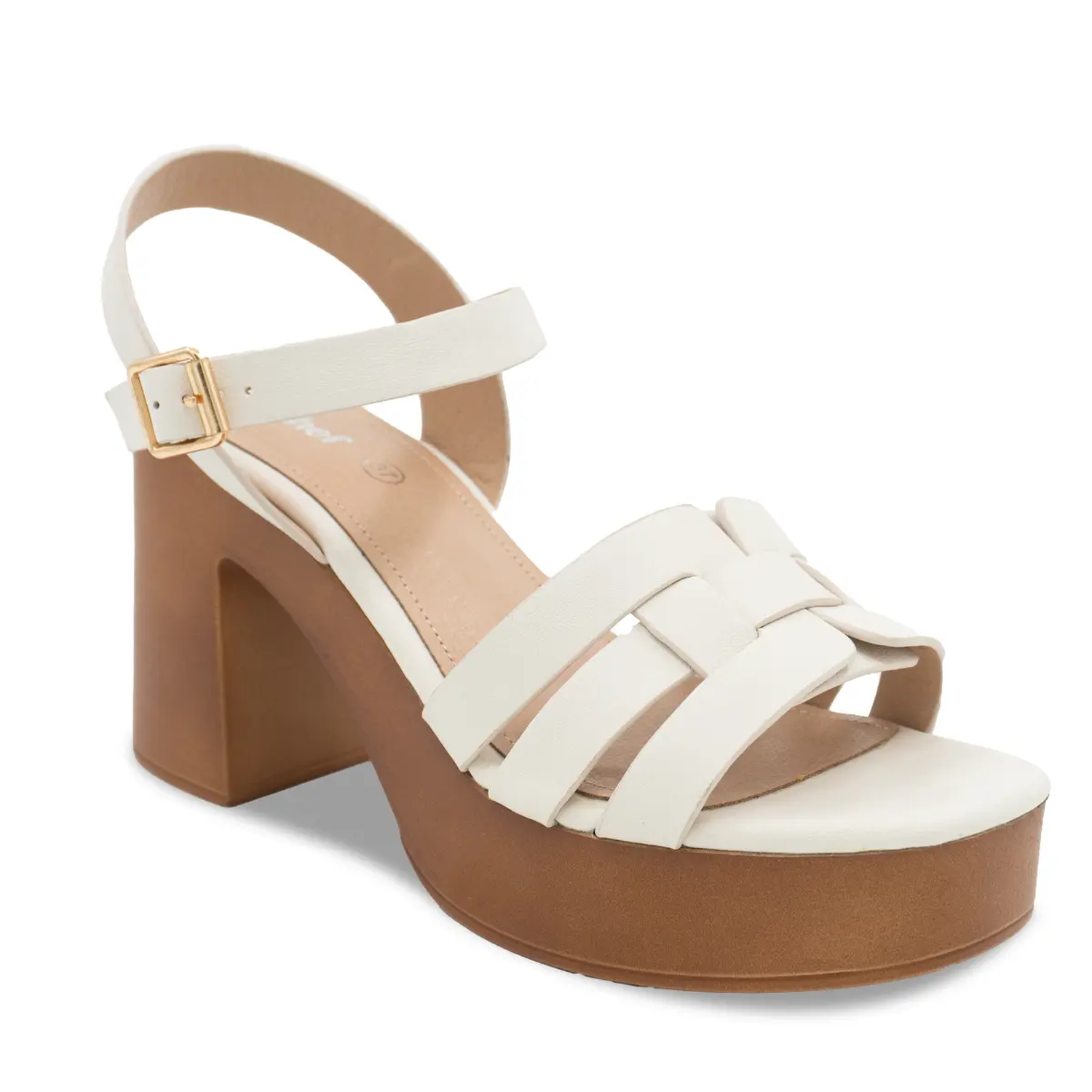 SANDALIA MUJER STHEF CASUAL BLANCO 8171 - 1