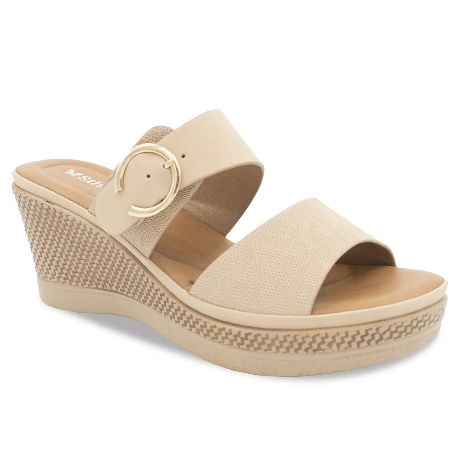 SANDALIA MUJER STHEF CASUAL BEIGE 8175 - 1