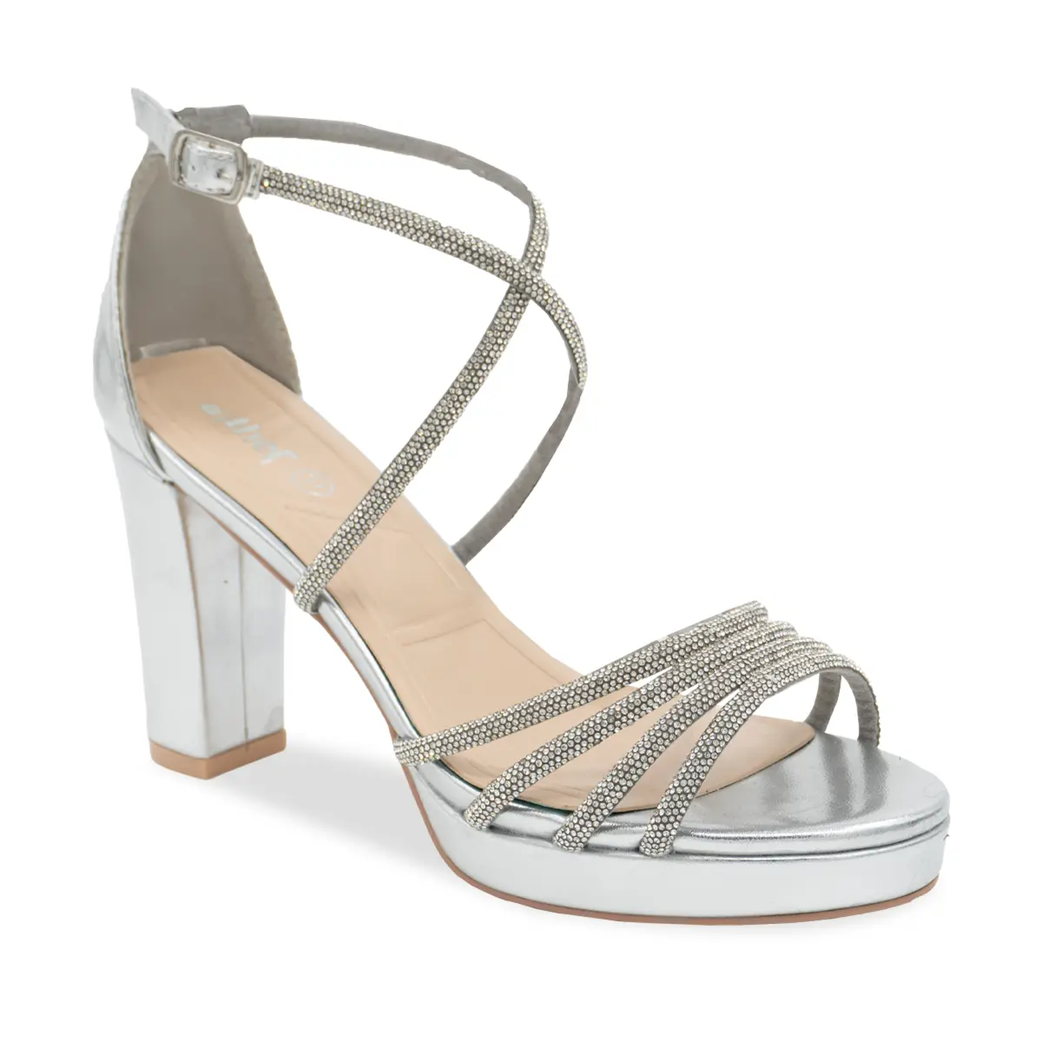 SANDALIA MUJER STHEF FIESTA PLATA 8182 - 1