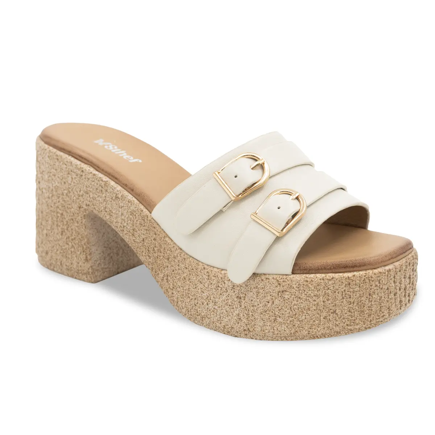 SANDALIA MUJER STHEF CASUAL OFF WHITE 8154 - 1