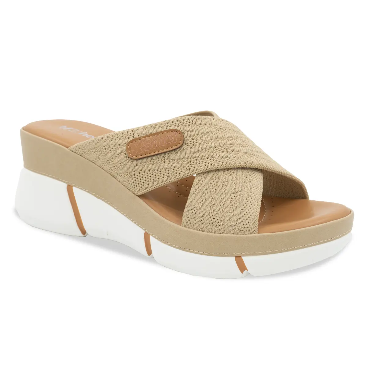 SANDALIA MUJER STHEF CASUAL BEIGE 8176 - 1
