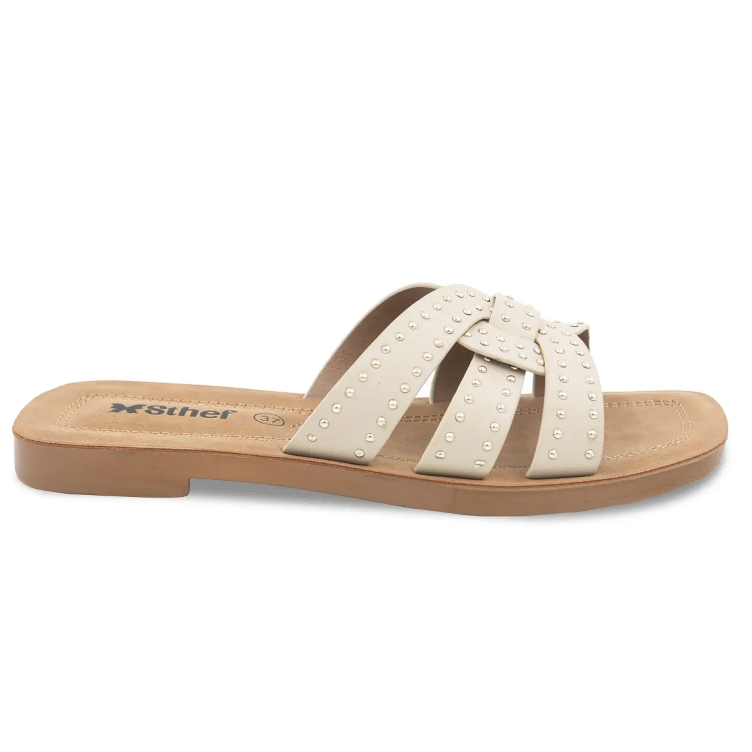 SANDALIA MUJER STHEF CASUAL OFF WHITE 8179 BLANCO 1137454 - 2