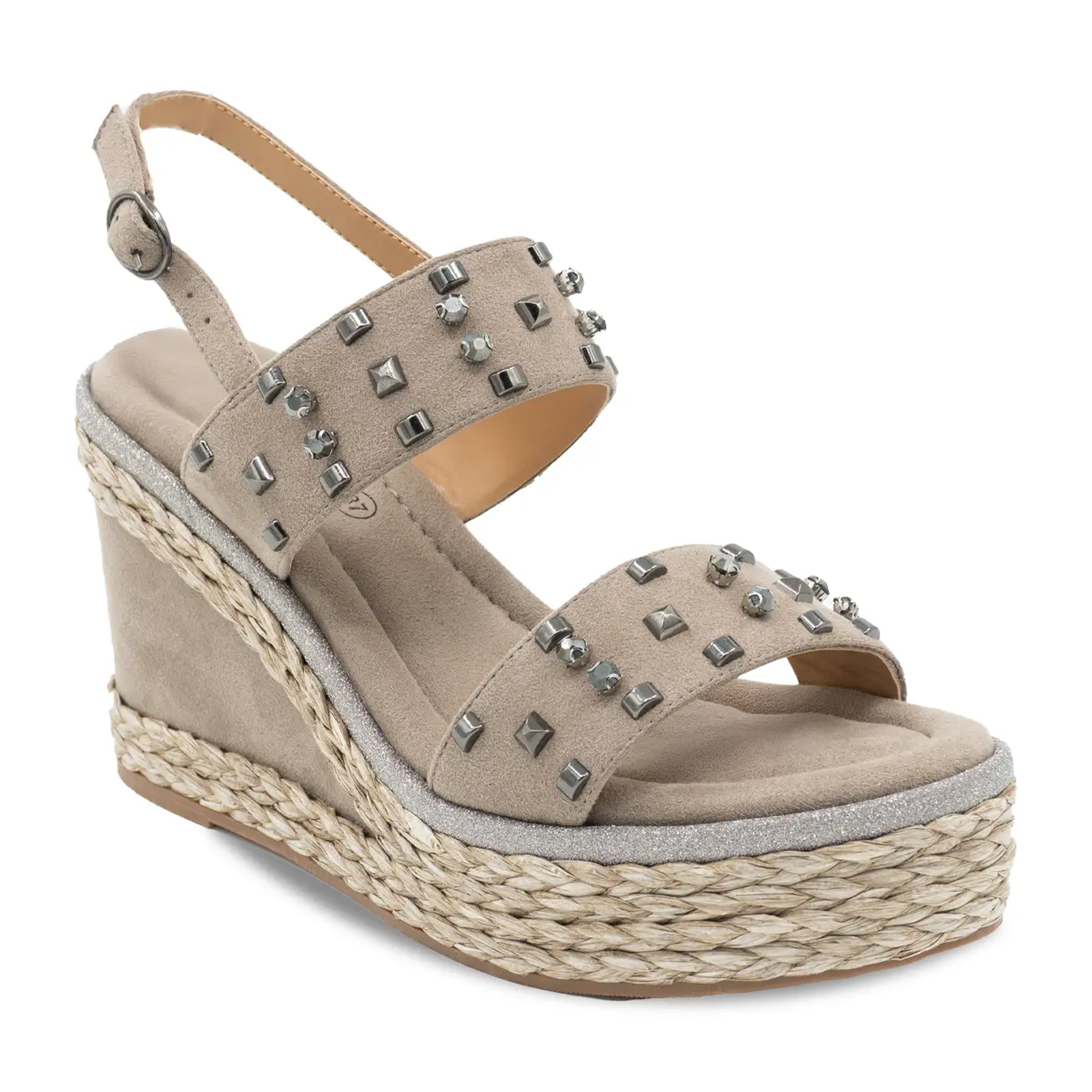SANDALIA MUJER STHEF CASUAL GRIS 8212 - 1