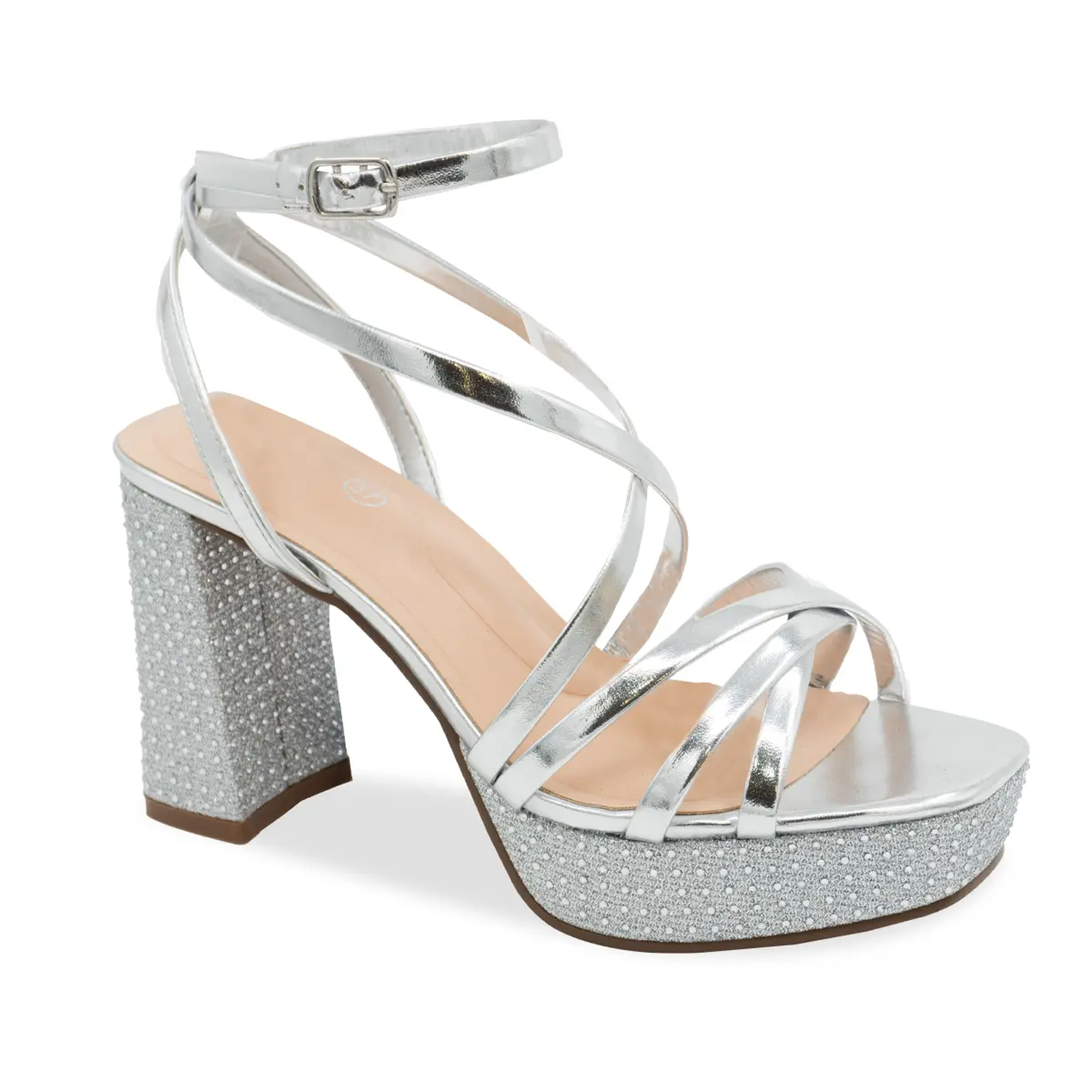 SANDALIA MUJER STHEF FIESTA PLATA 7932-A - 1