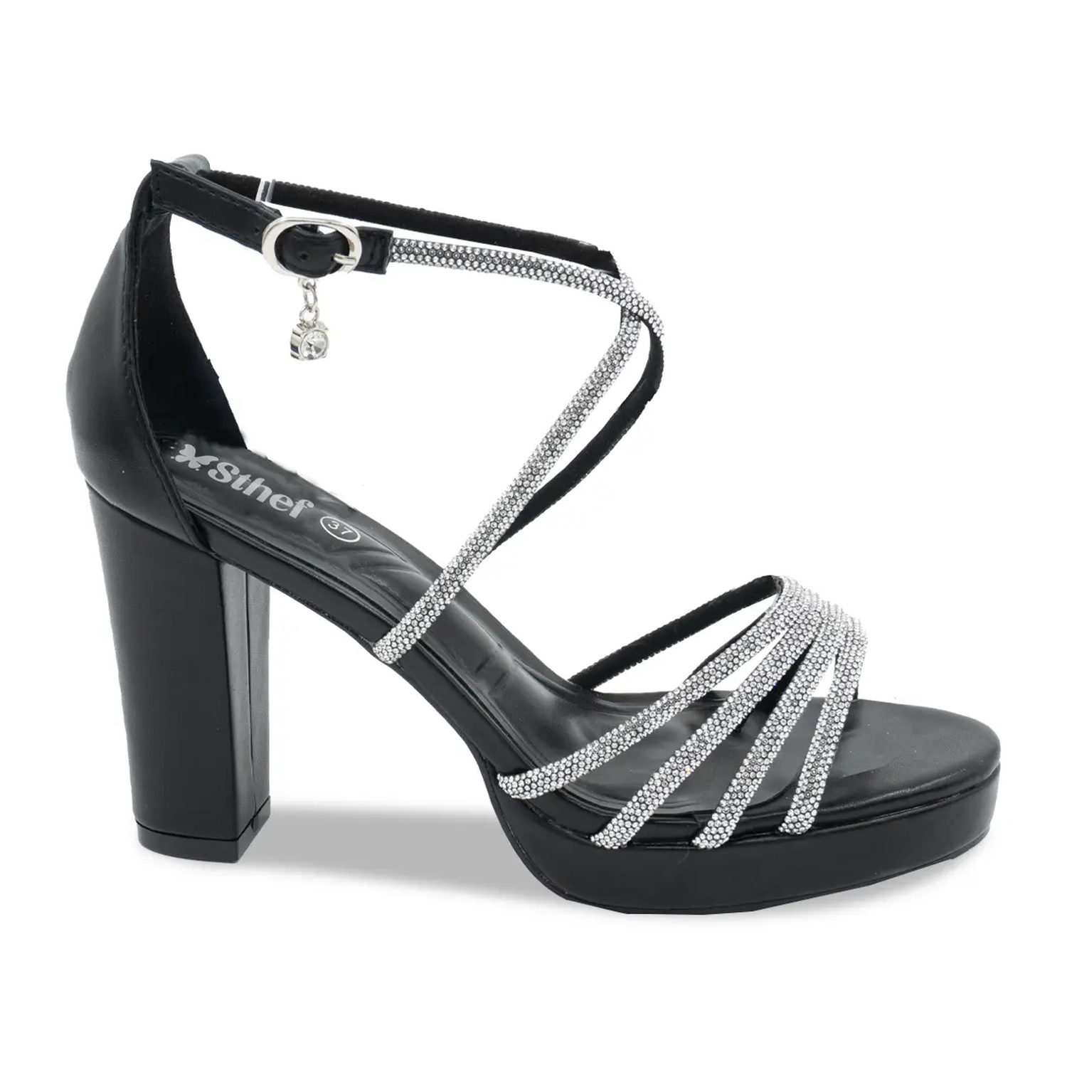 SANDALIA MUJER STHEF FIESTA NEGRO 8182 NEGRO 1136372 - 1