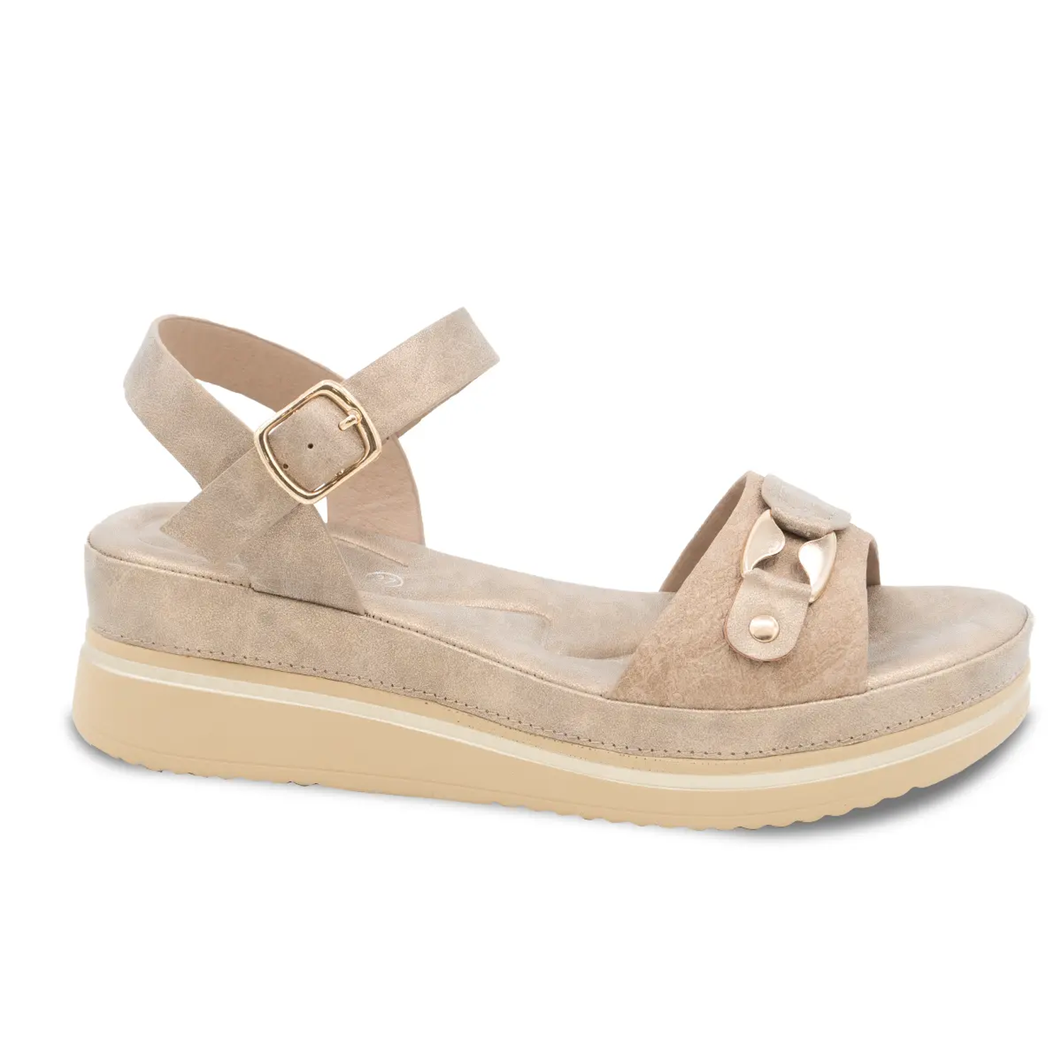 SANDALIA MUJER STHEF CASUAL KHAKI 8178 KHAKI 1137438 - 2