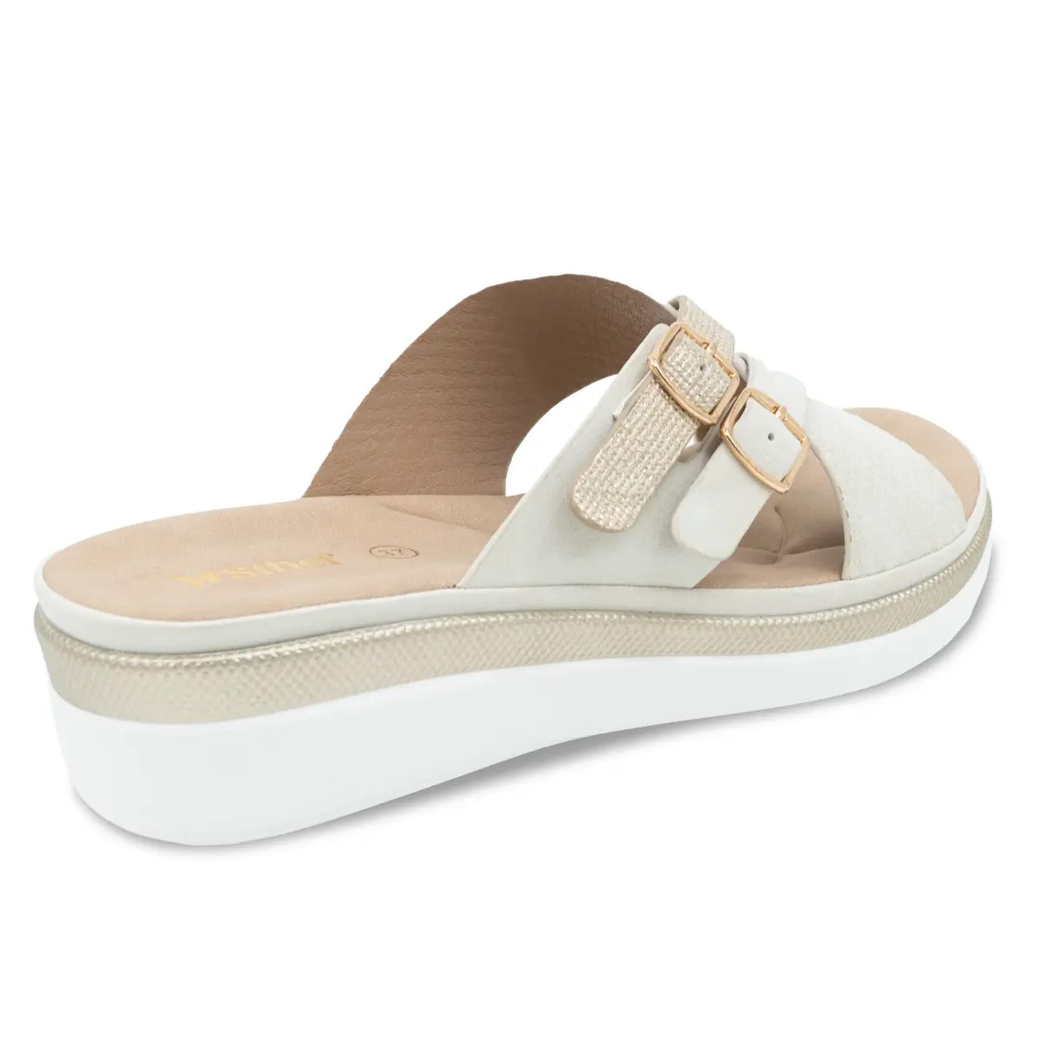 SANDALIA MUJER STHEF CASUAL OFF WHITE 8191 BLANCO 1137470 - 3