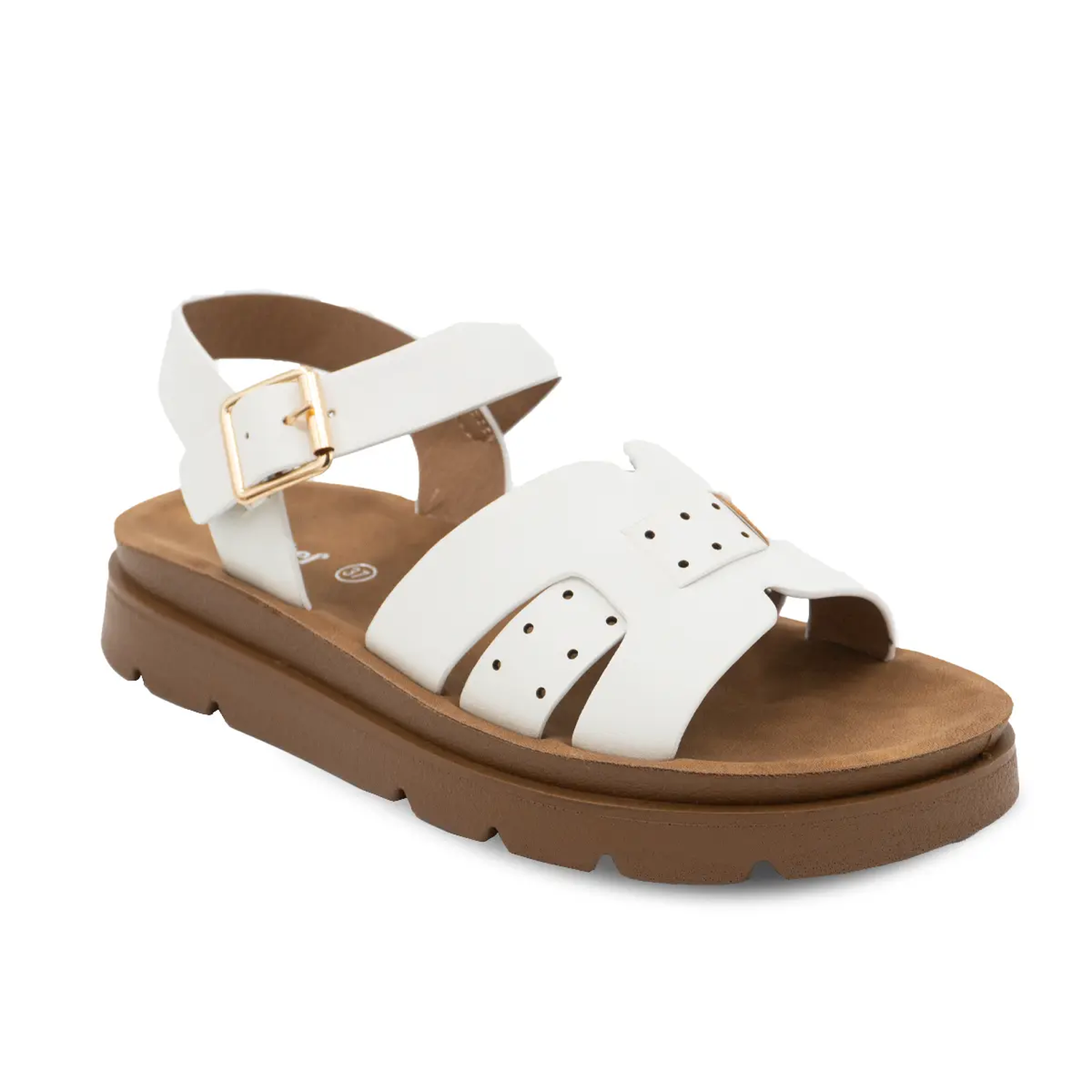SANDALIA MUJER STHEF CASUAL BLANCO 8167 - 1