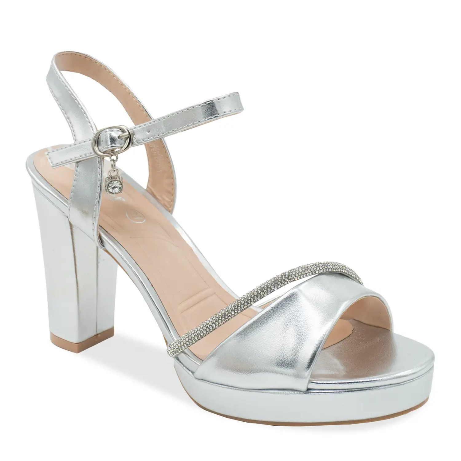 SANDALIA MUJER STHEF FIESTA PLATA 8184 - 1