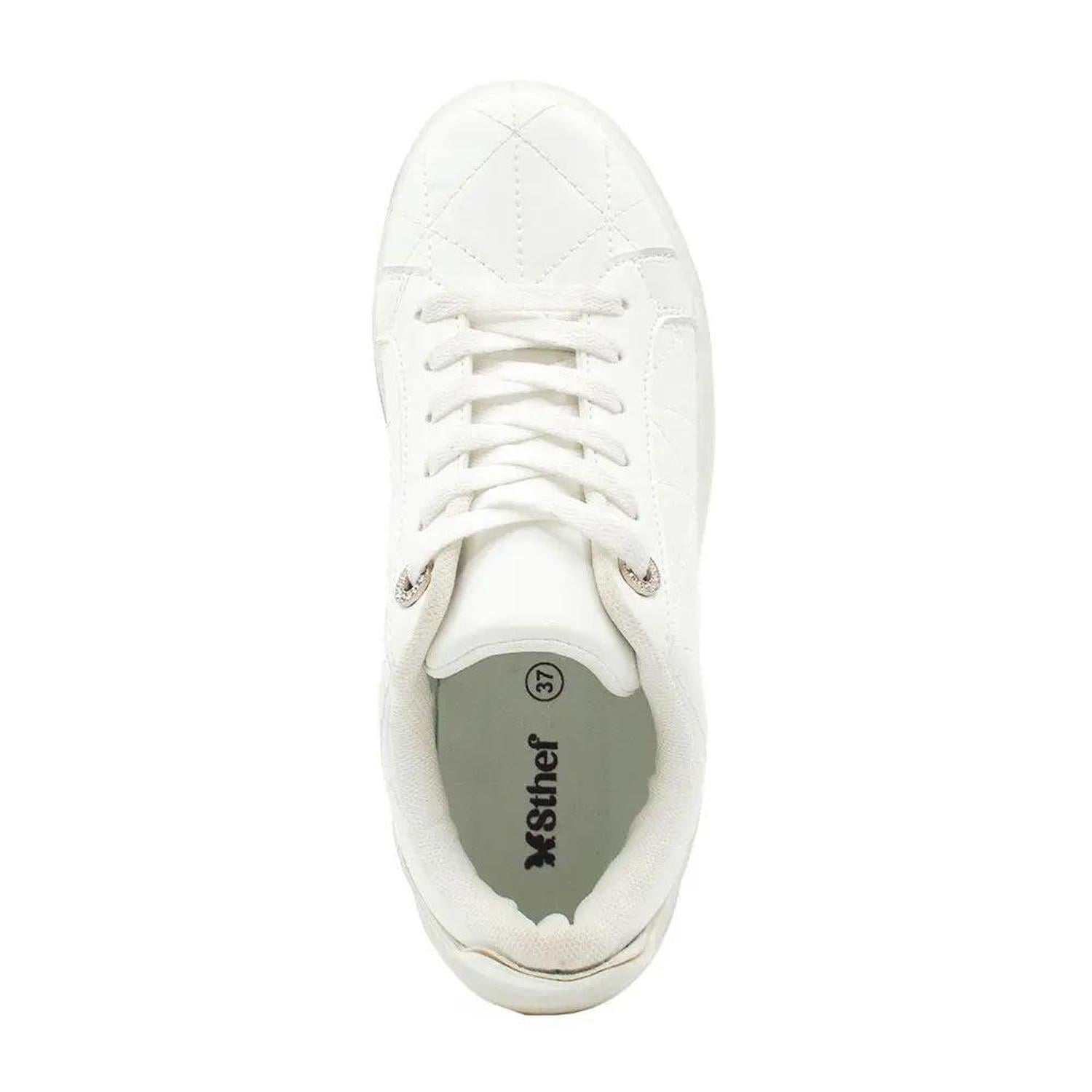 ZAPATILLA MUJER STHEF CASUAL BLANCO 8126 BLANCO 1128964 - 4