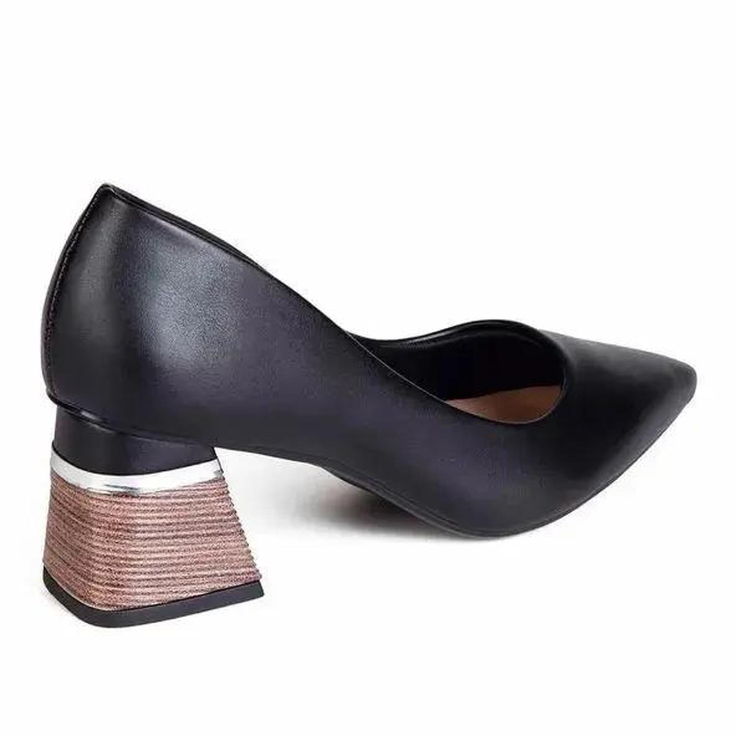 ZAPATO MUJER MIKAELA VESTIR PRETO 20252-01 NEGRO 1120529 - 3