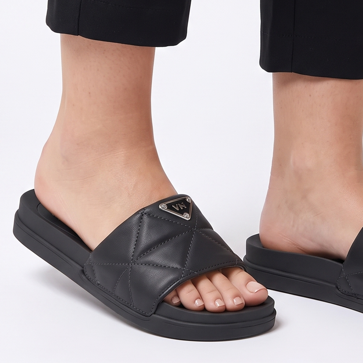 SANDALIAS MUJER 21-18201-01 PRETO MULTICOLOR 1082379 - 4