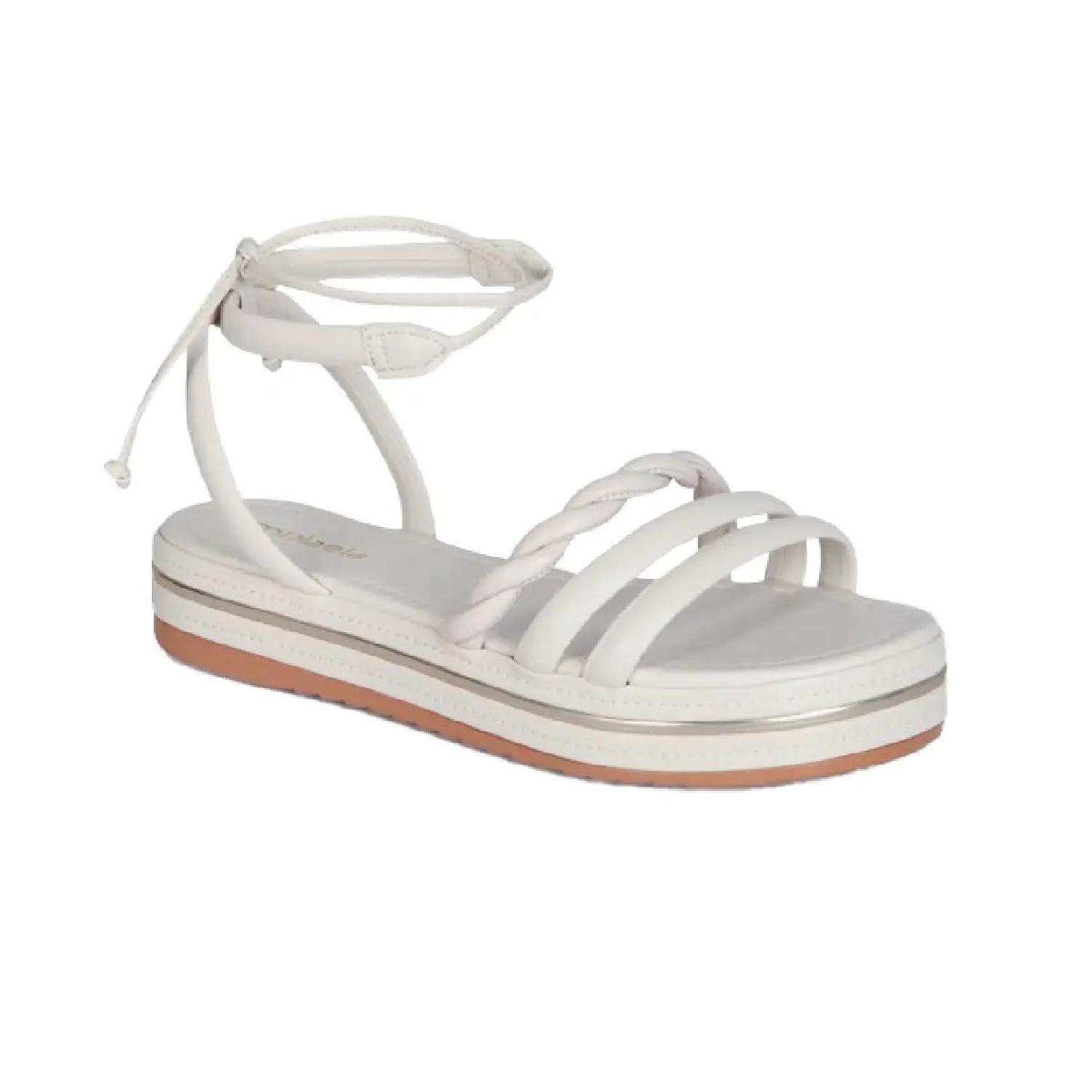 SANDALIA MUJER MIKAELA CASUAL NEVE 1423-16653 BLANCO 1107486 - 1