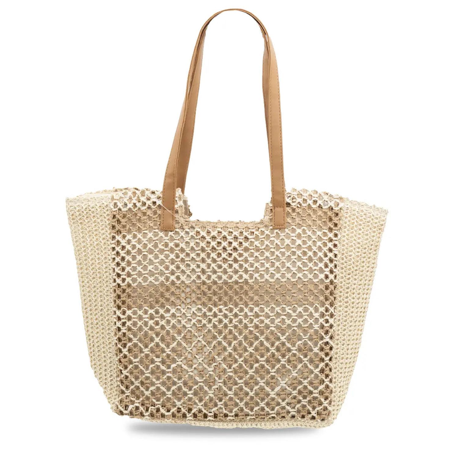 CARTERA PLAYERA MUJER BEIGE STHEF 8234 BEIGE 1137765 - 5