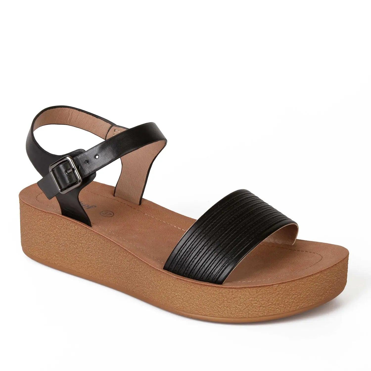 SANDALIA MUJER STHEF CASUAL NEGRO 8021 NEGRO 1123020 - 1