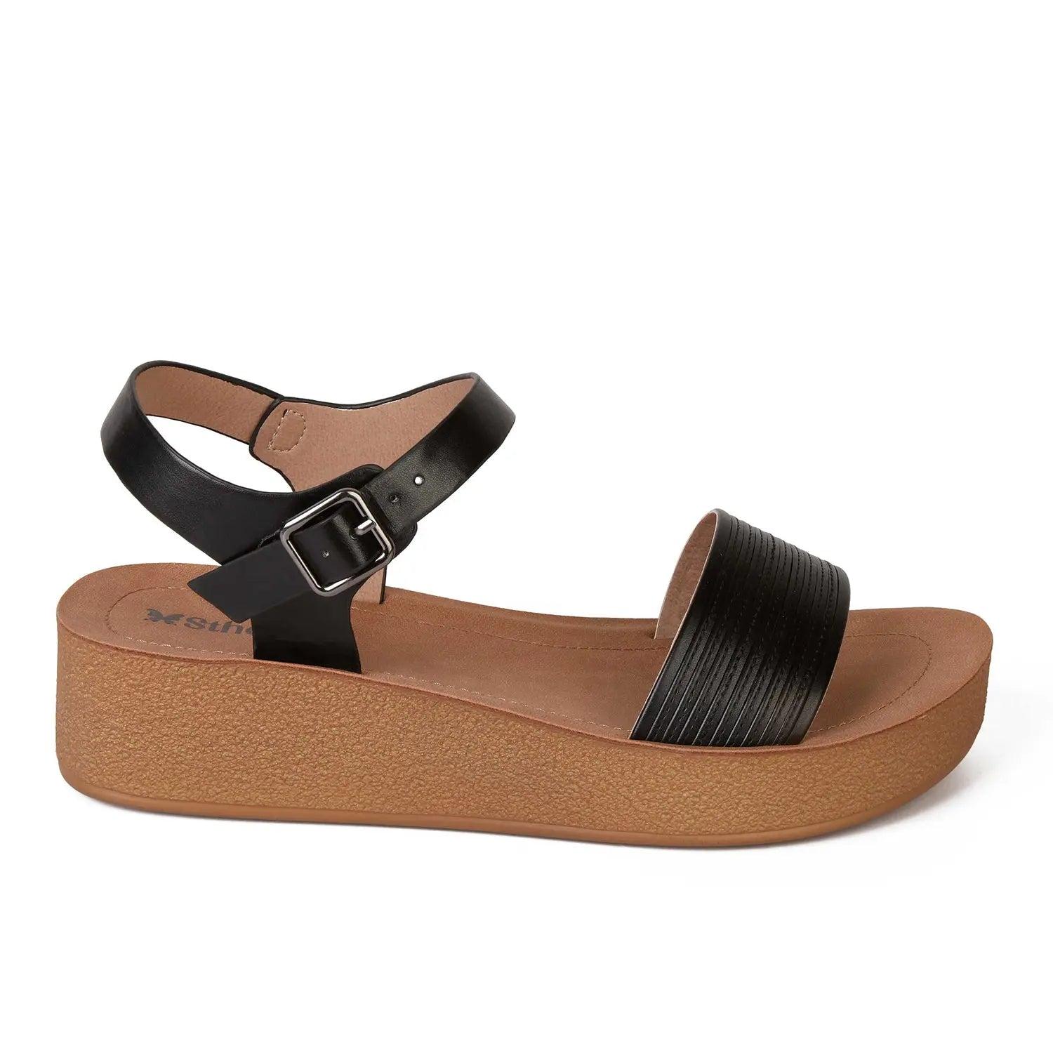SANDALIA MUJER STHEF CASUAL NEGRO 8021 NEGRO 1123020 - 2