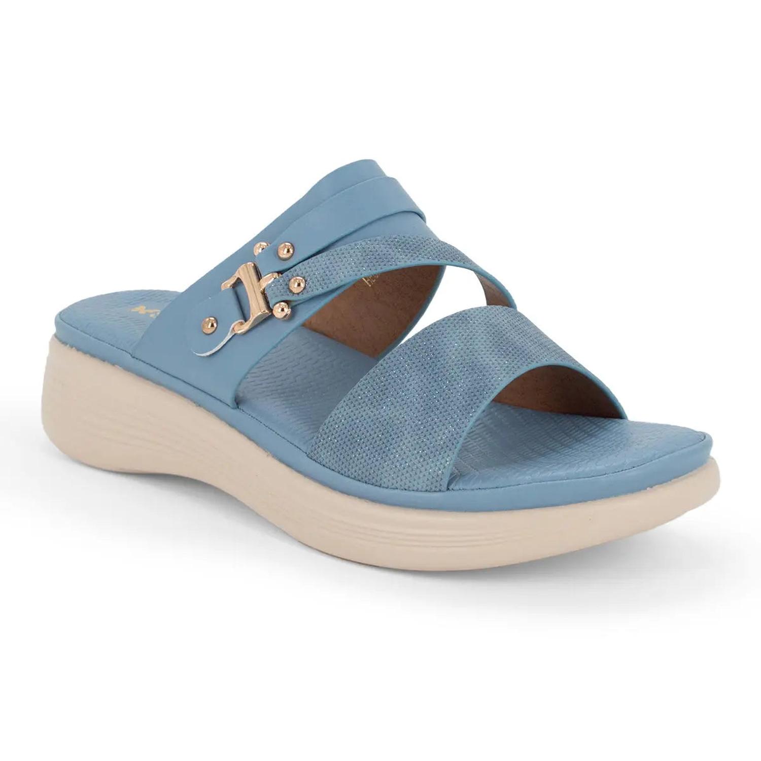 SANDALIA MUJER STHEF CASUAL AZUL 8028 - 1