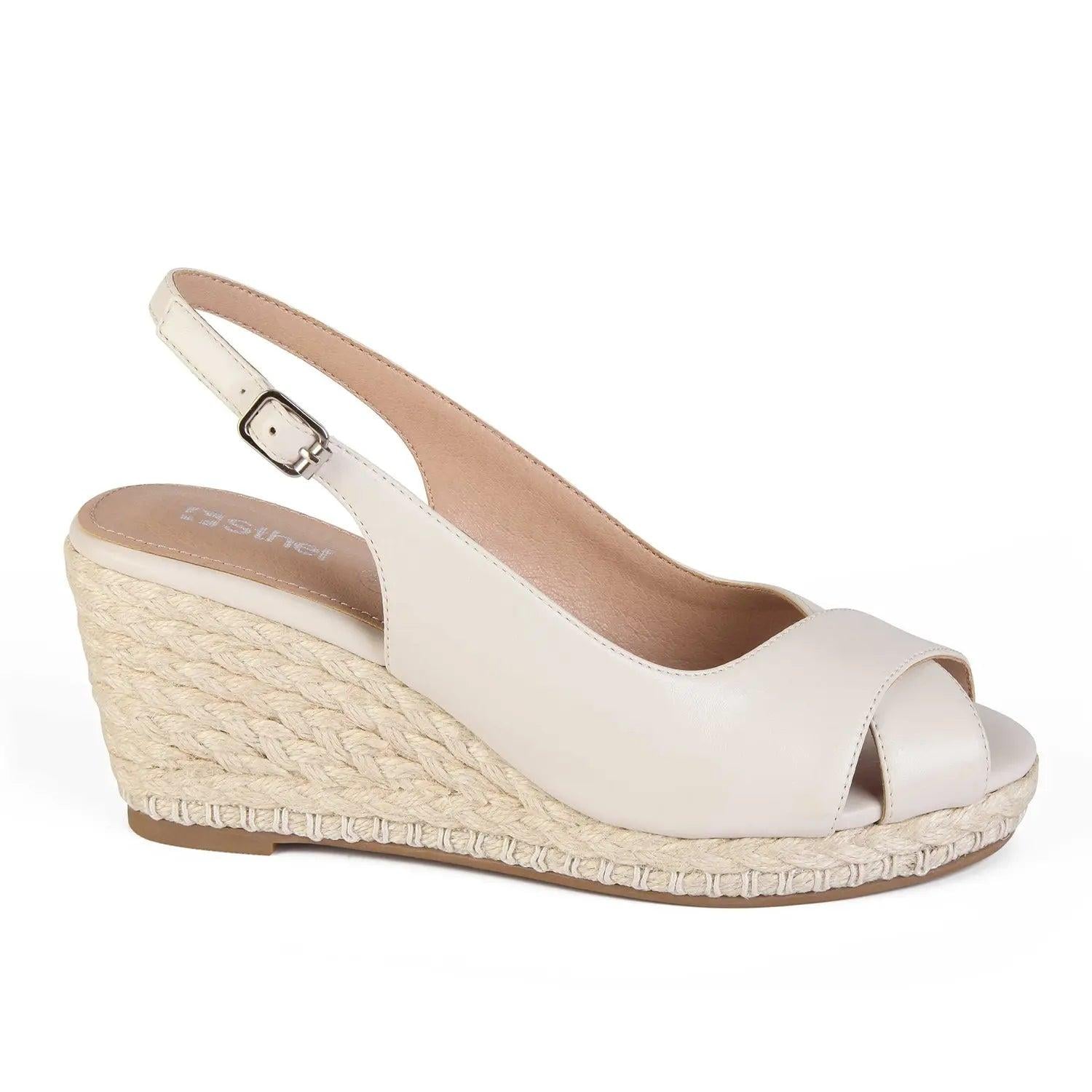 SANDALIA MUJER STHEF CASUAL OFF WHITE 8047 - 1