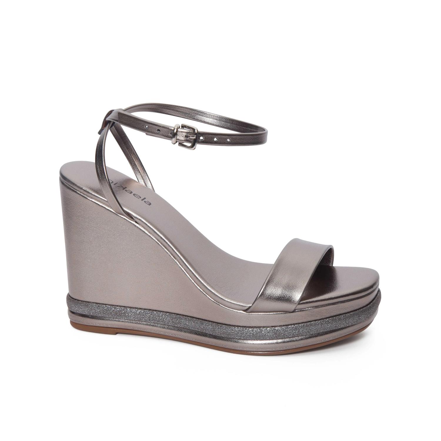 SANDALIA MUJER MIKAELA CASUAL PEWTER 19162-01 30567 GRIS 1128362 - 4