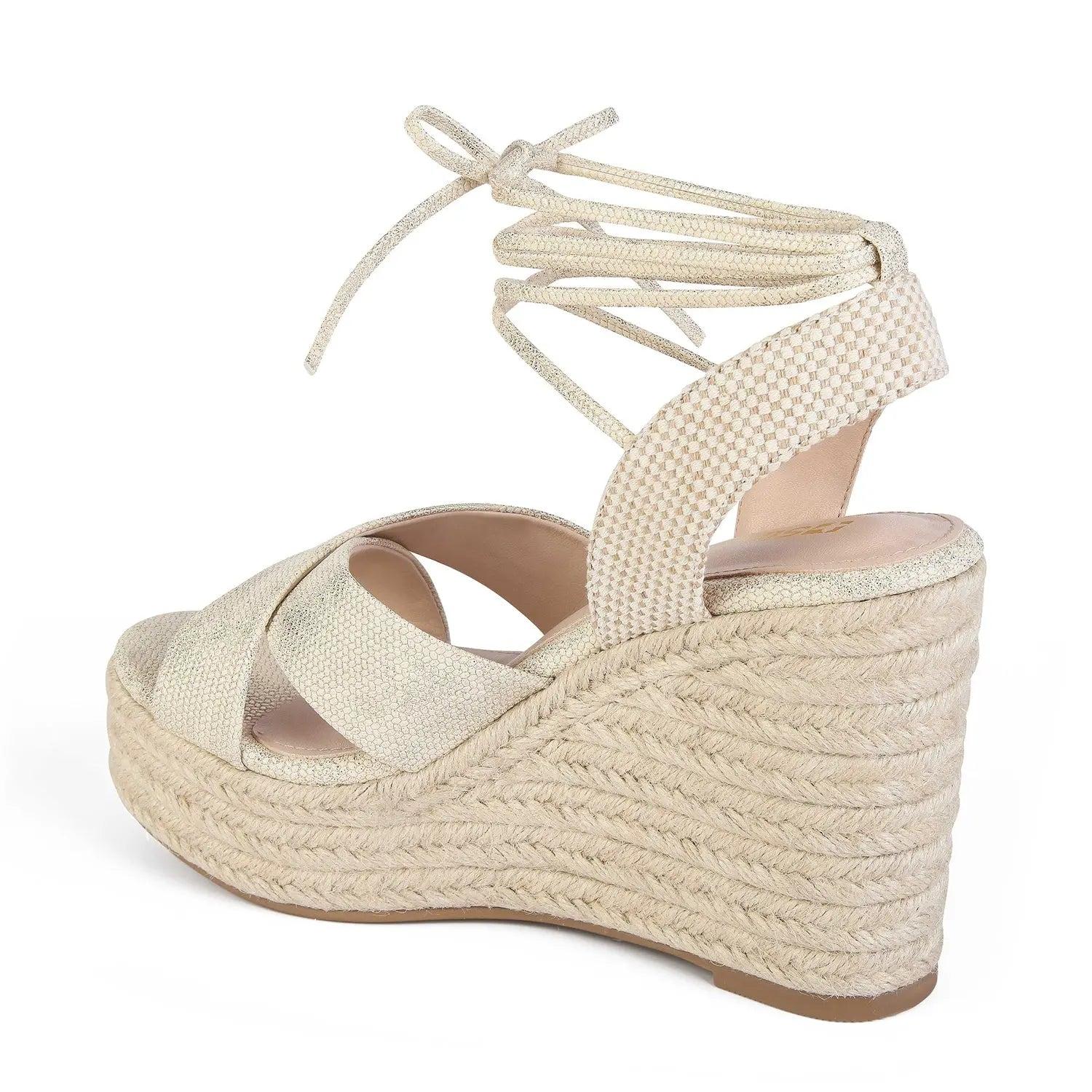 SANDALIA MUJER STHEF CASUAL DORADO 8049 DORADO 1123312 - 4