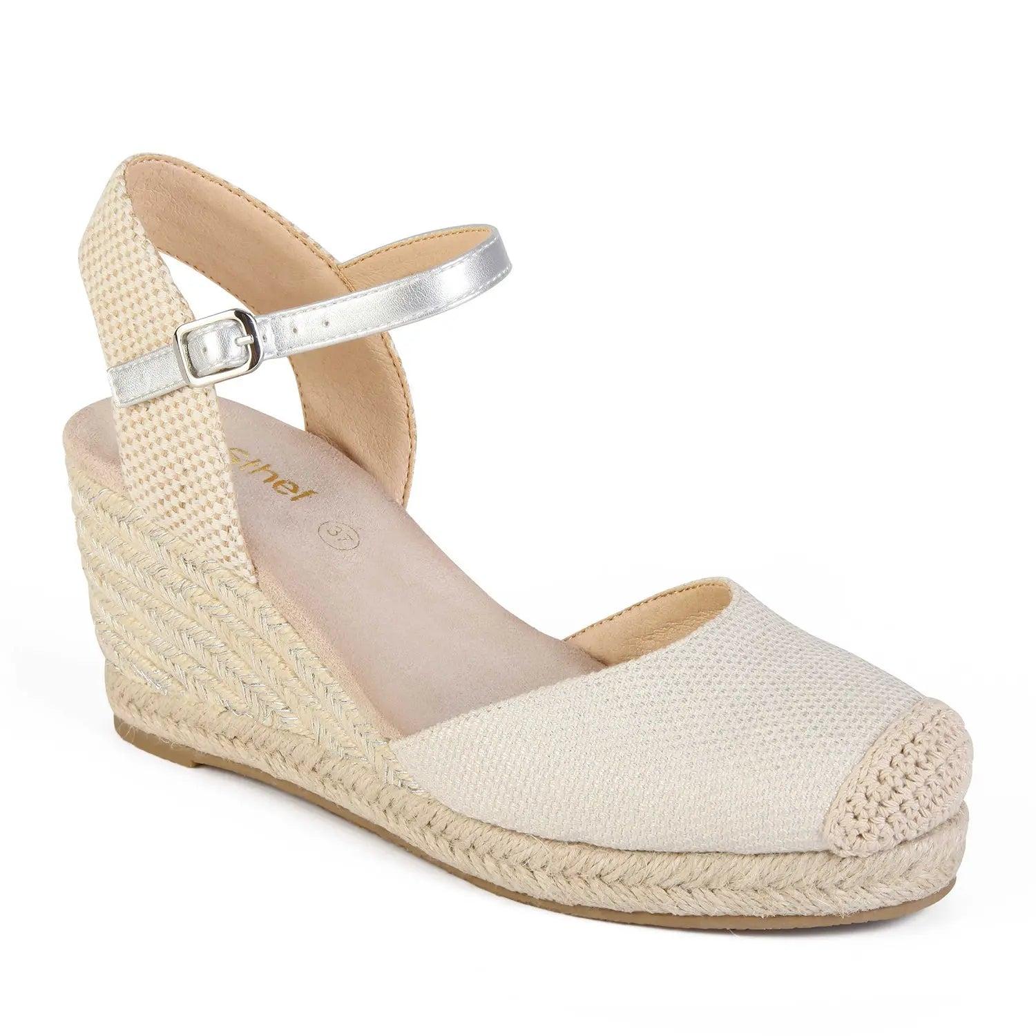 SANDALIA MUJER STHEF CASUAL PLATA 8051 - 1