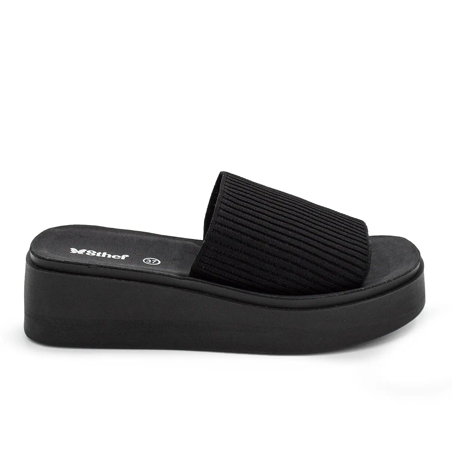 SANDALIA MUJER STHEF CASUAL NEGRO 7982 NEGRO 1123111 - 2