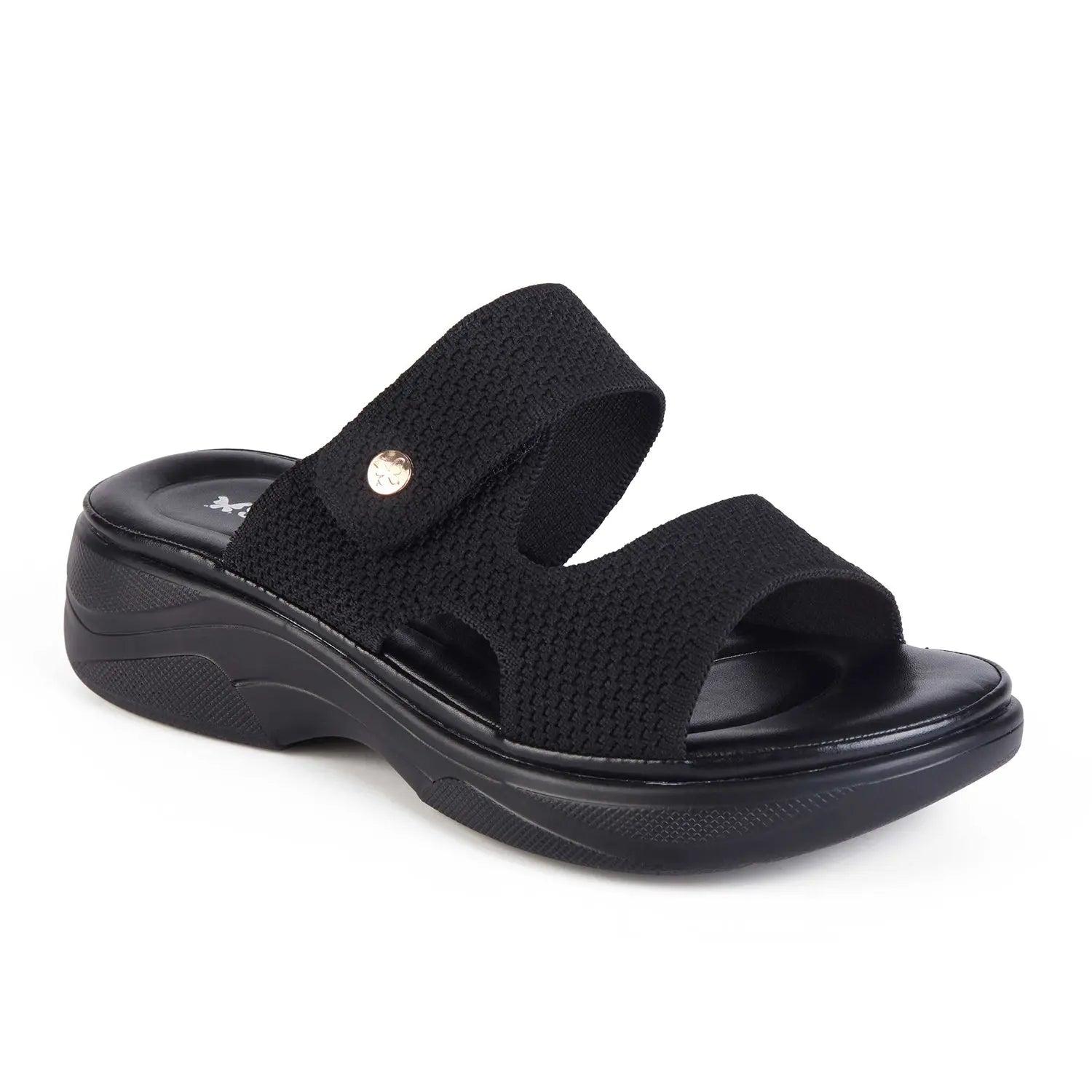 SANDALIA MUJER STHEF CASUAL NEGRO 7987 - 1