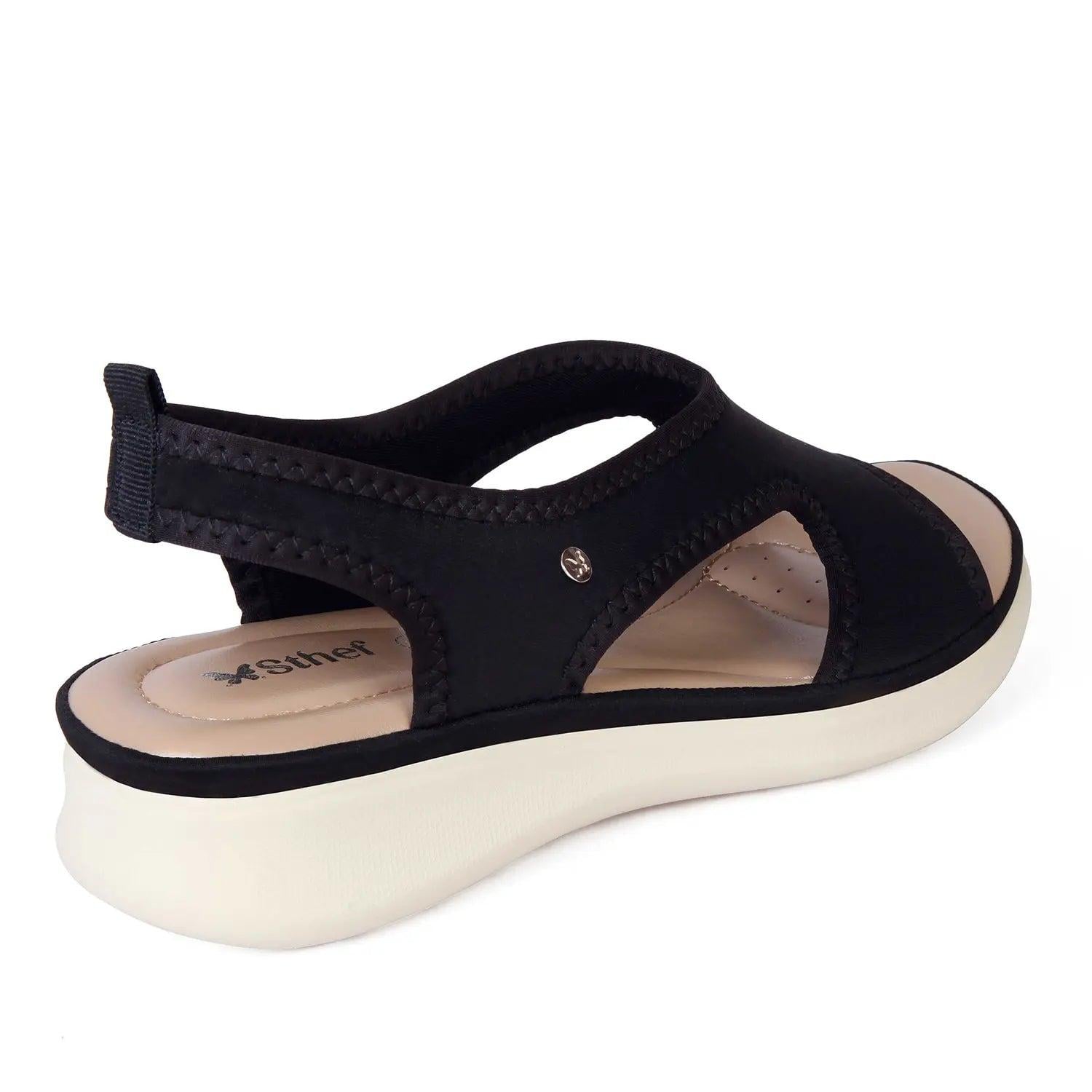 SANDALIA MUJER STHEF CASUAL NEGRO 7989 COLOR NEGRO - 1122456 - 3