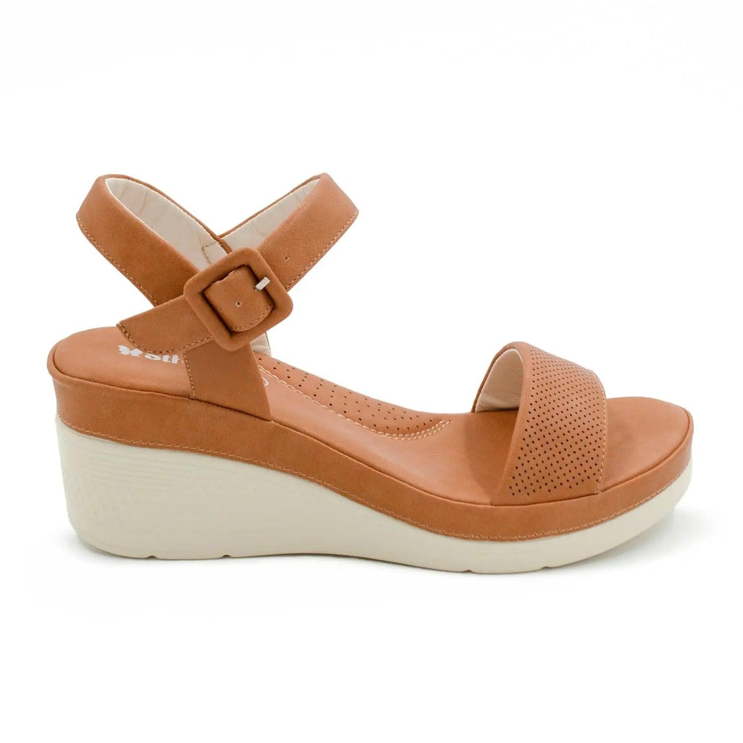 SANDALIA MUJER STHEF CASUAL MARRON 8003 MARRÓN 1121522 - 2