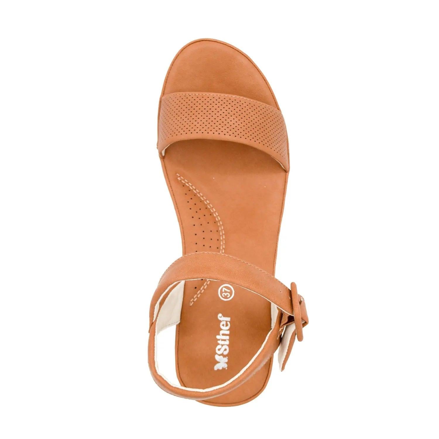 SANDALIA MUJER STHEF CASUAL MARRON 8003 MARRÓN 1121522 - 4