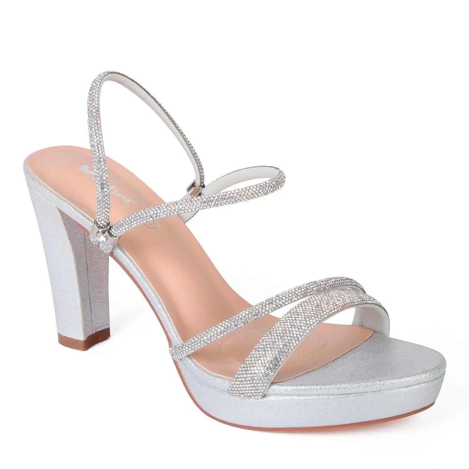 SANDALIA MUJER STHEF FIESTA PLATA 7990 - 1