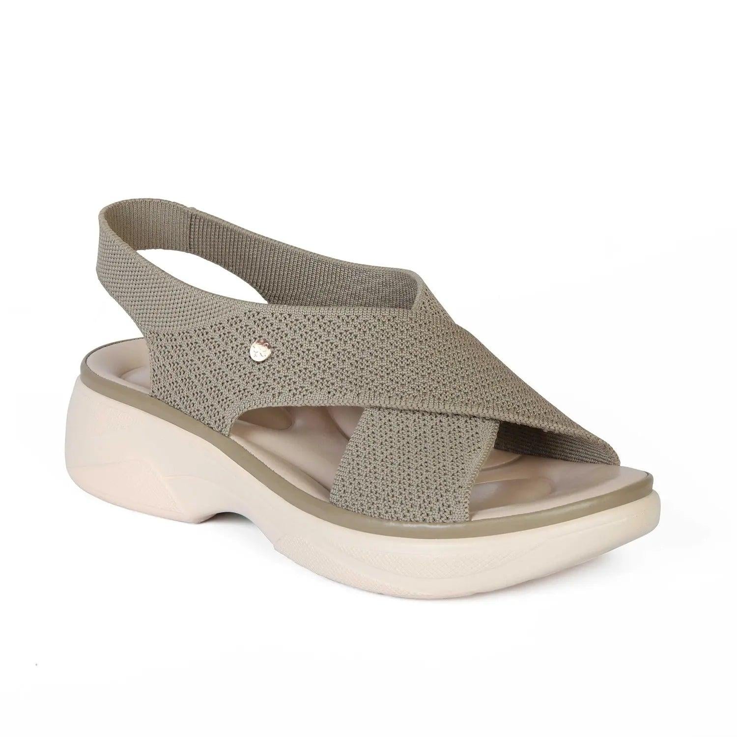 SANDALIA MUJER STHEF CASUAL OLIVO 7988 - 1
